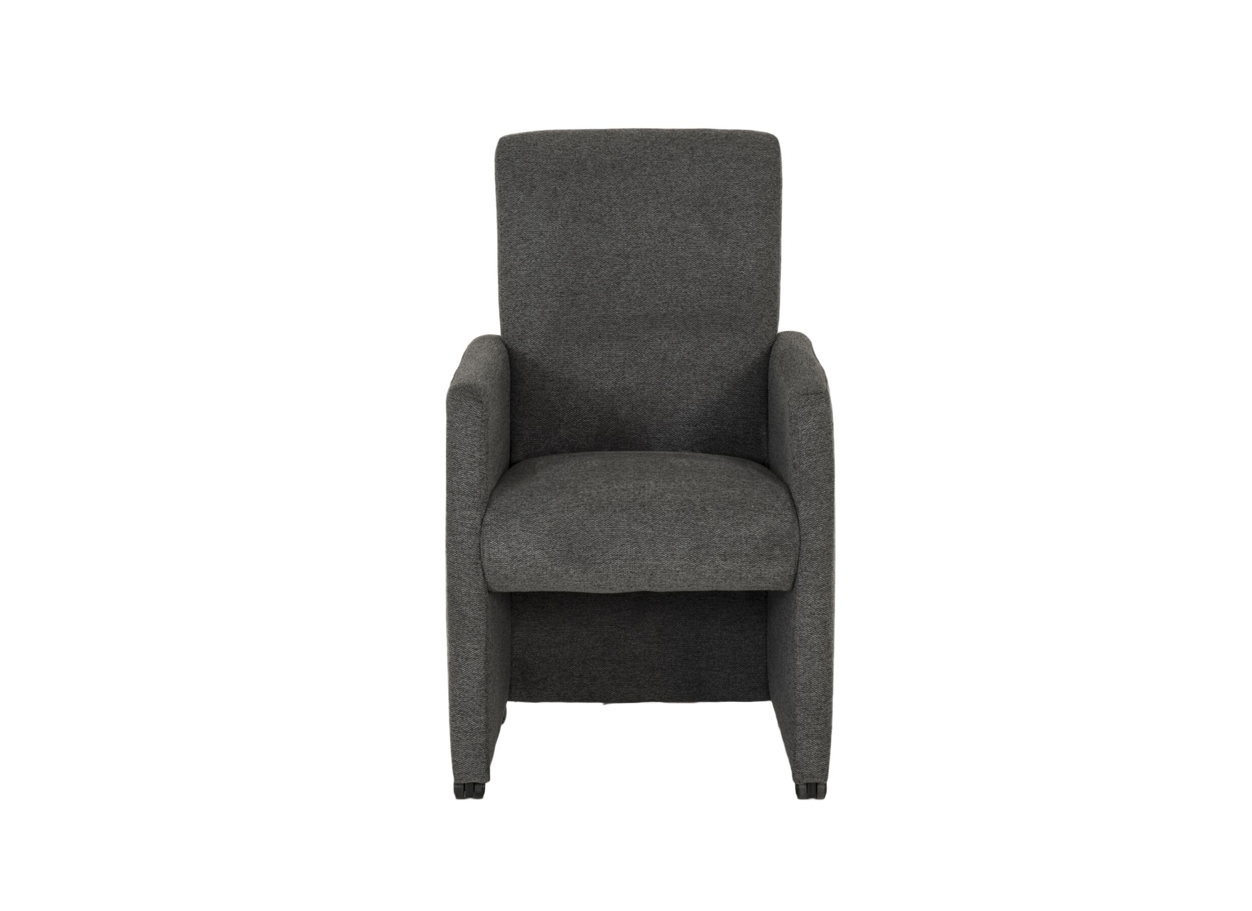 Aperçu - Chaise Aragon 60x70x100cm - tissu - anthracite