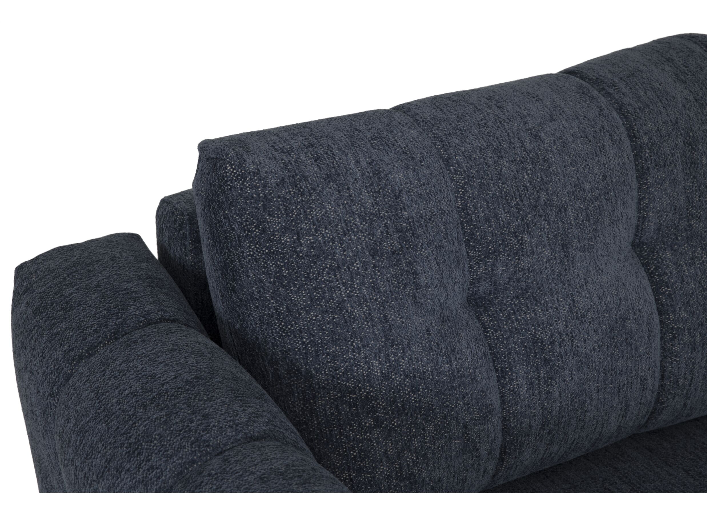 Hoeksalon Elmo 287x219cm - stof - blauw
