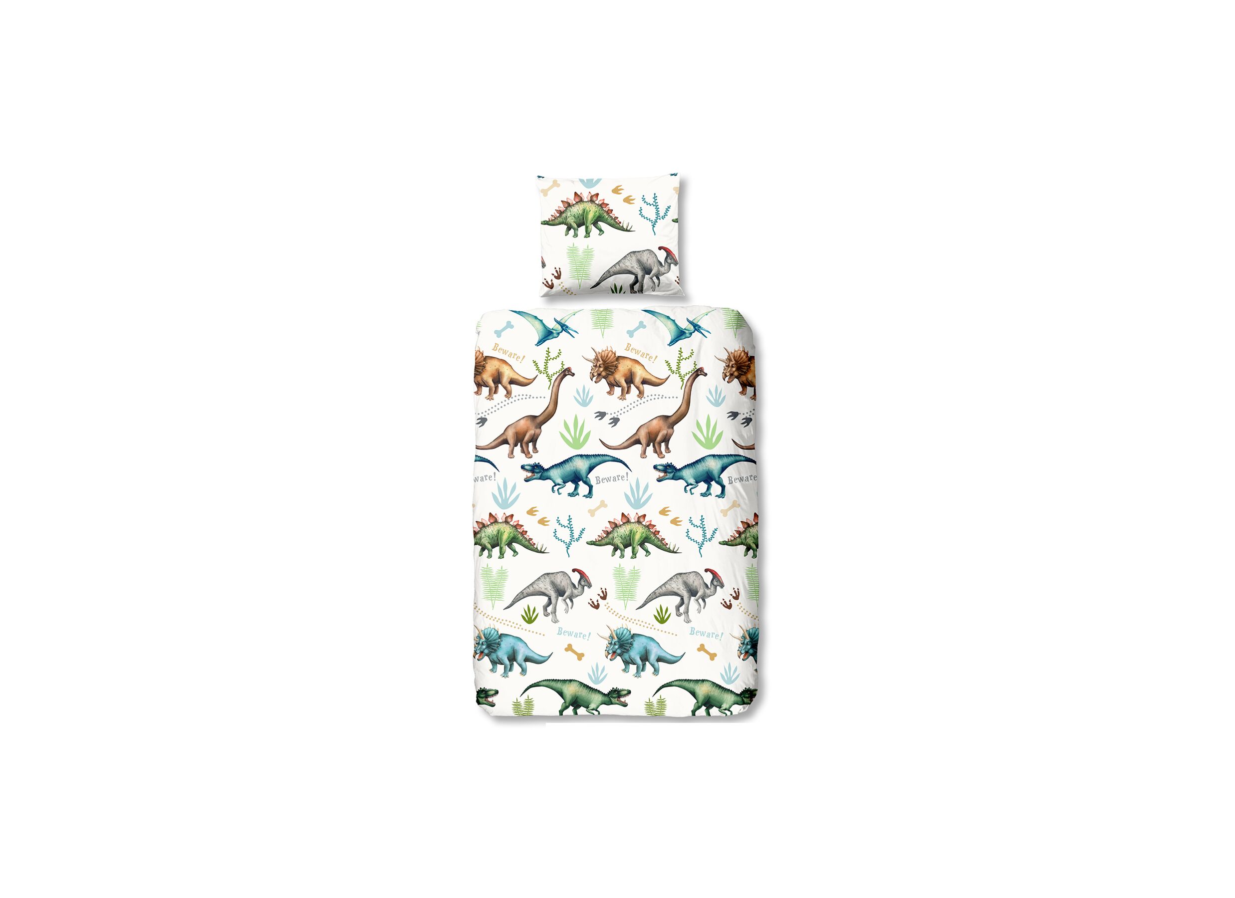 Dekbedovertrek Dino 140x220cm katoen