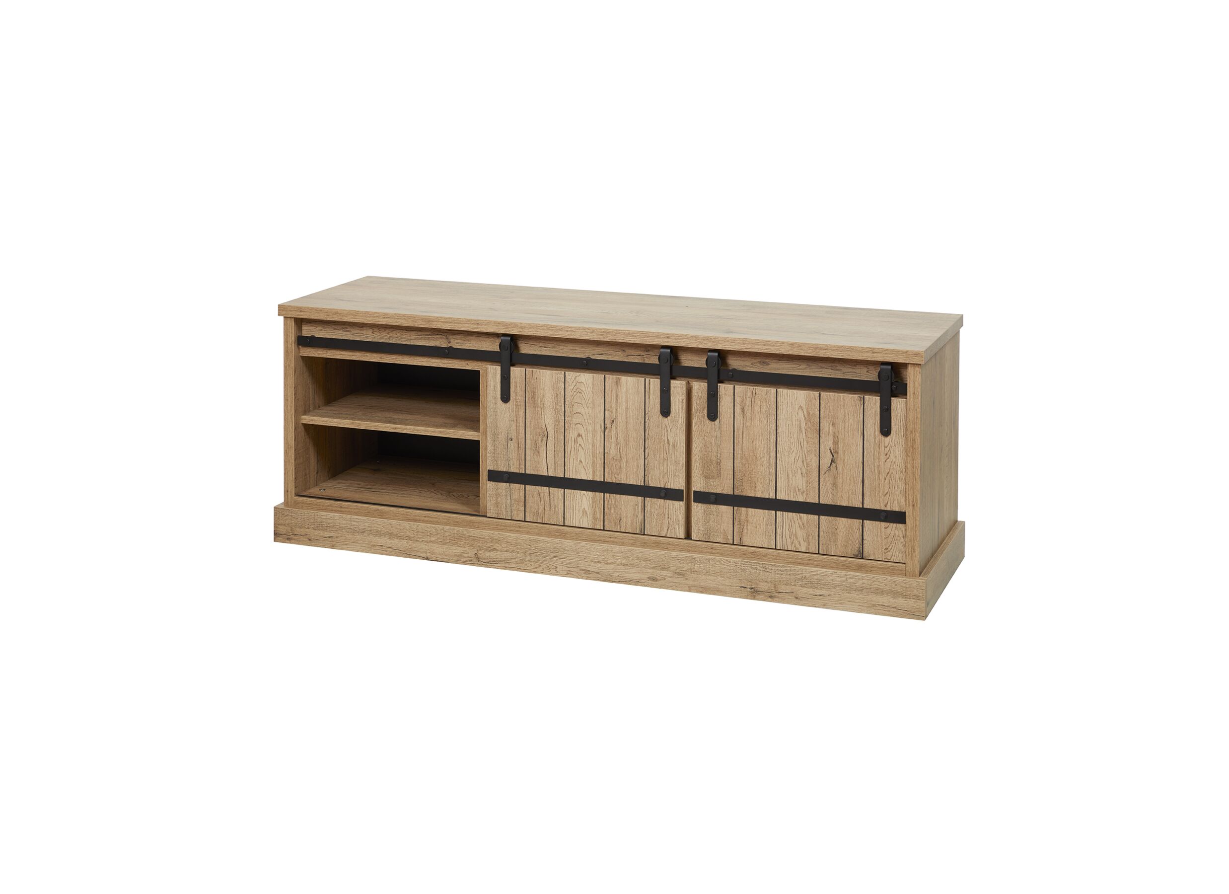 Meuble TV Piero 164cm - film décoratif - scarlet oak