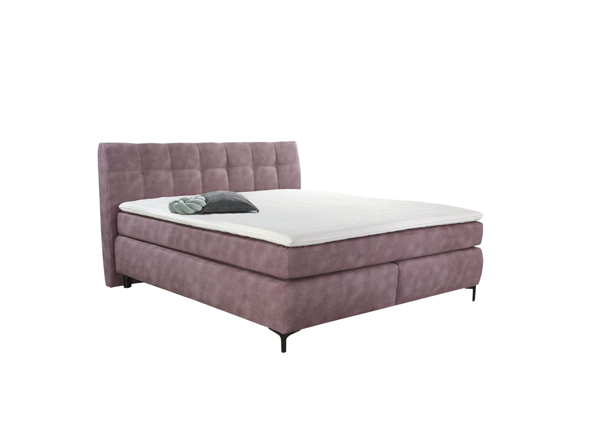 Boxspring Gitta 180x200cm - stof - roze