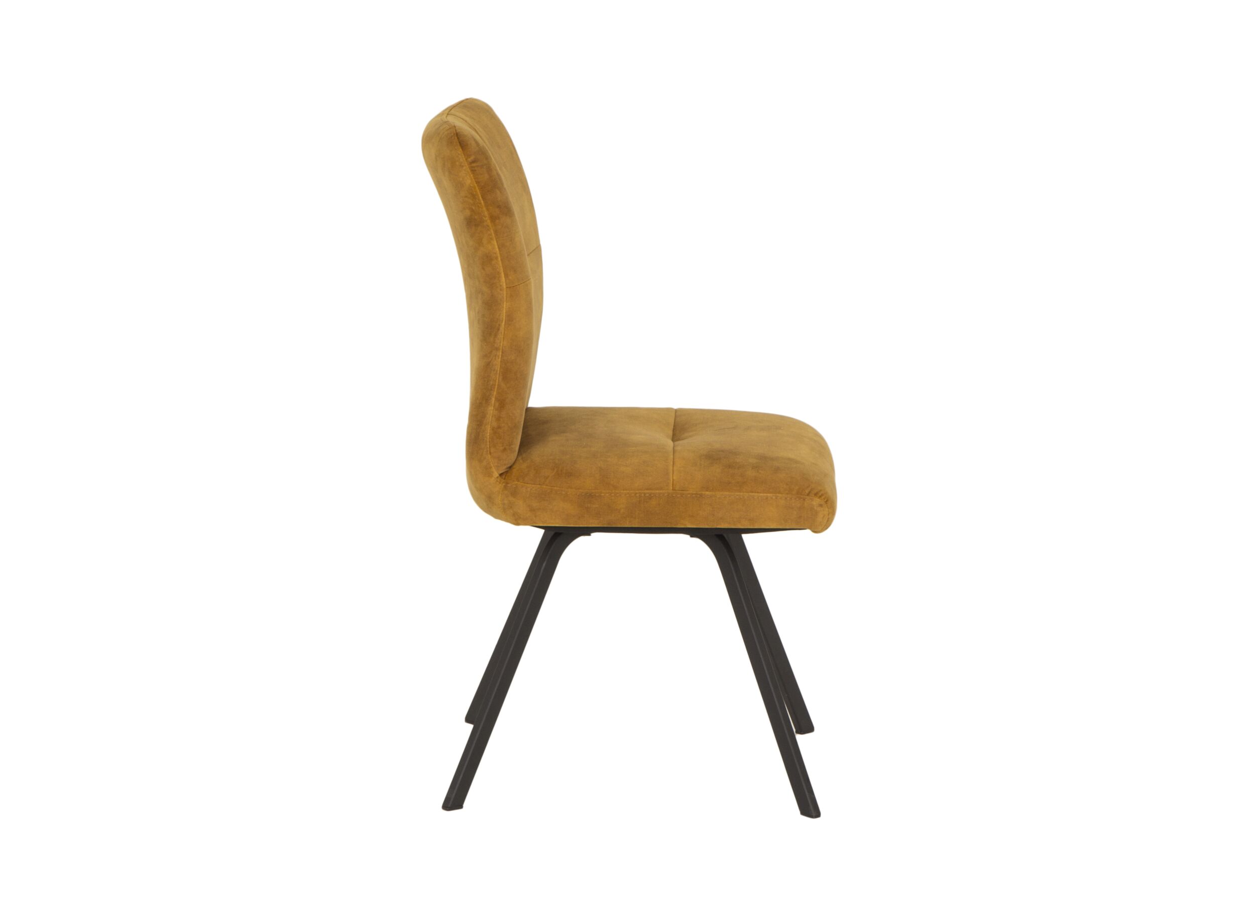 Stoel Adore 46x60x87cm - stof - goud