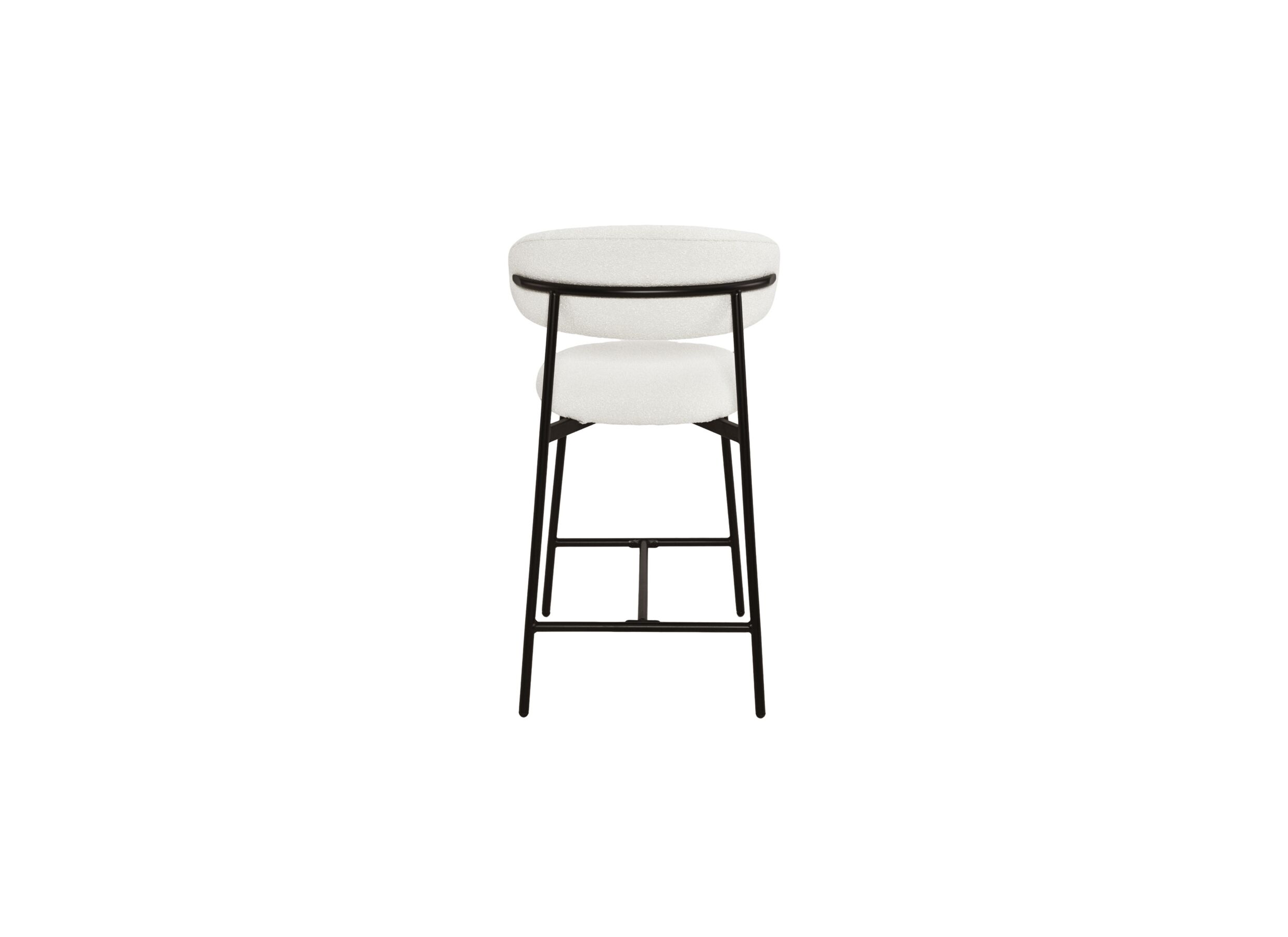 Aperçu - Chaise de bar Luke 2.0 HA65cm - bouclé - blanc