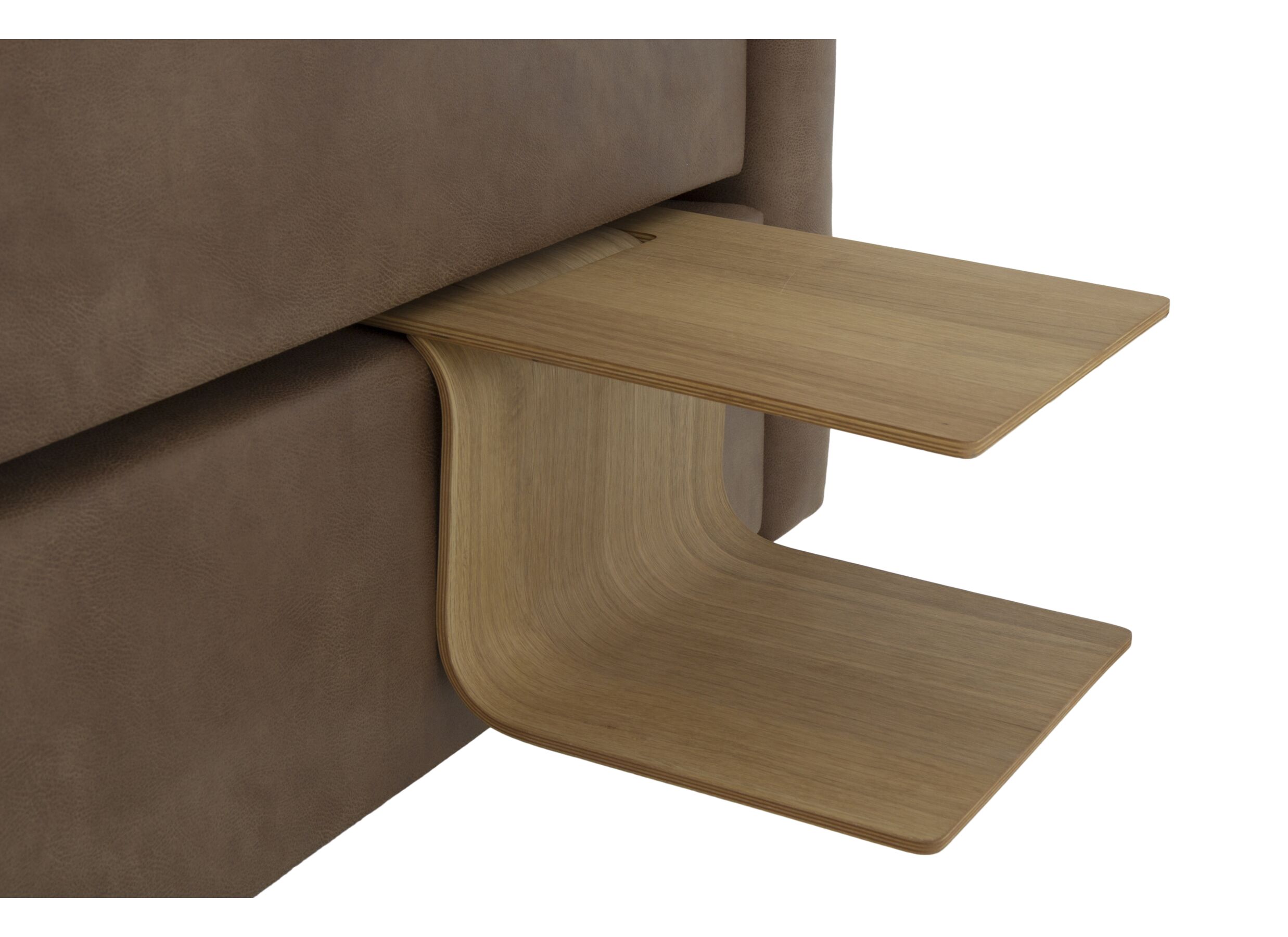 Detail - Boxspring Skagen 180x200cm similicuir cognac