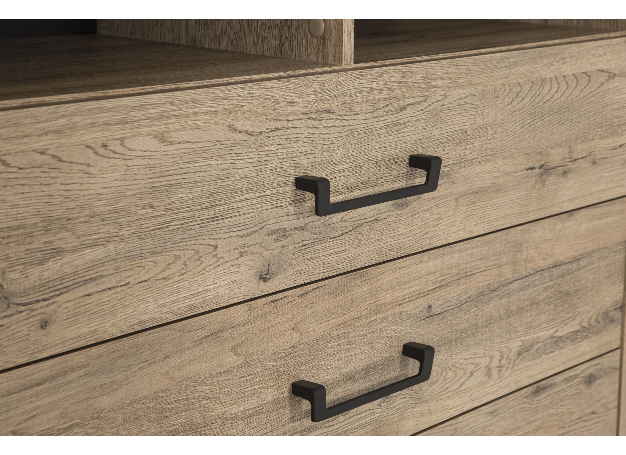 Commode Oriental Tree 109,4x41,5x90,7cm - panneau décor - bartex chêne