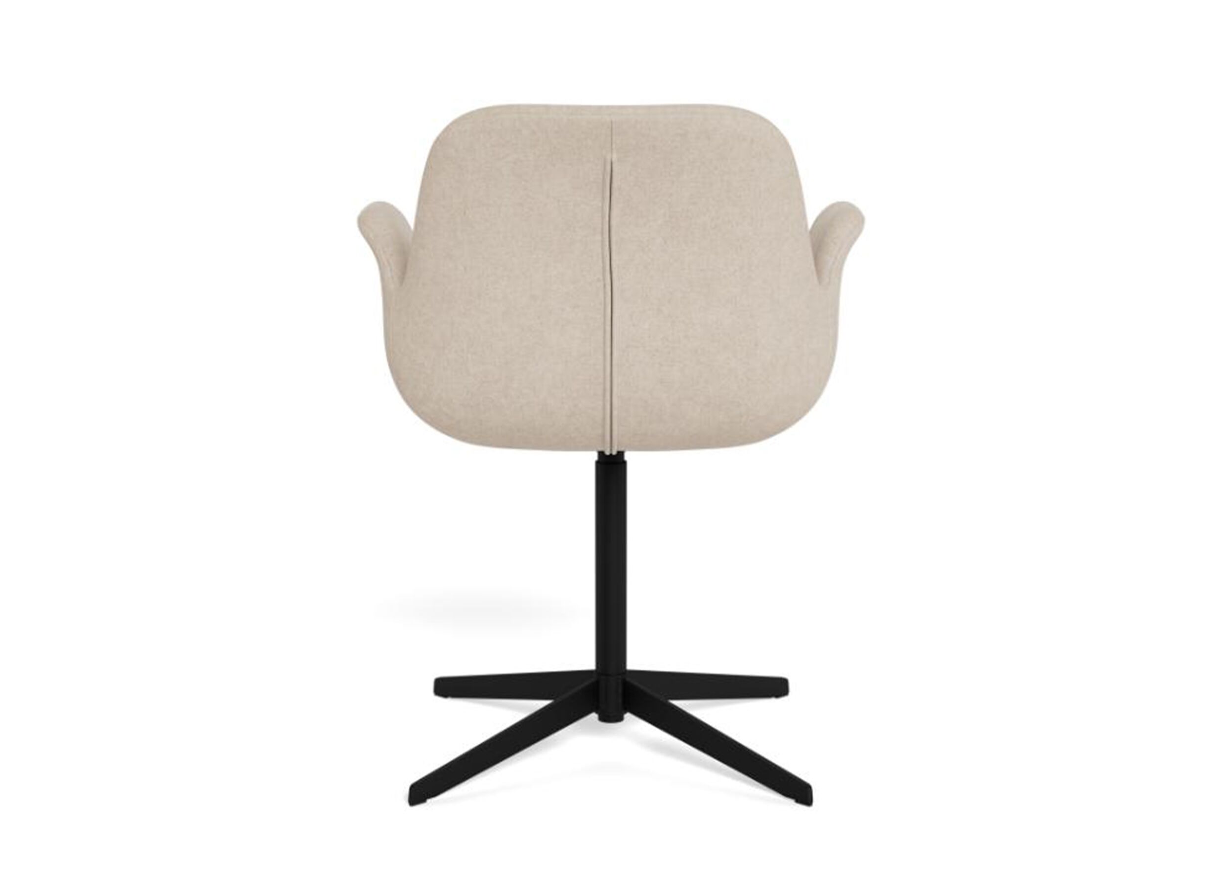 Overzichtsfoto - Draaistoel 57,5x55x81cm - stof - zand