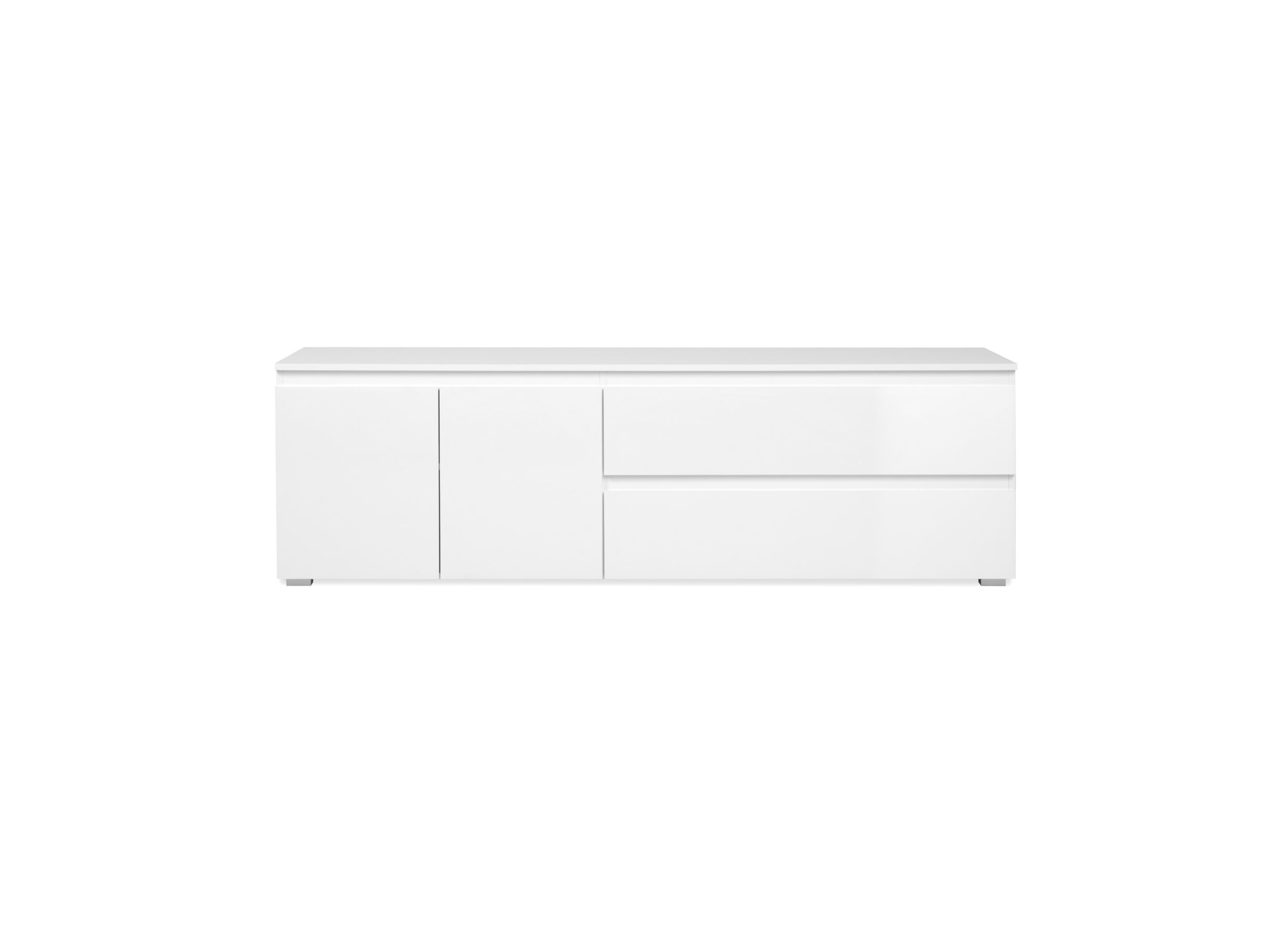 Overzichtsfoto - Tv-meubel Capetown 180cm - melamine - wit