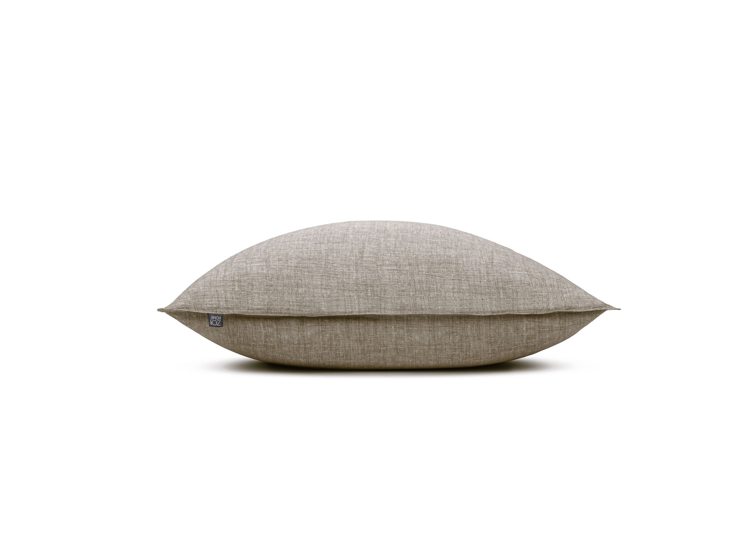 Taie d'oreiller 70x60cm palm taupe - Taie d'oreiller 70x60cm palm taupe