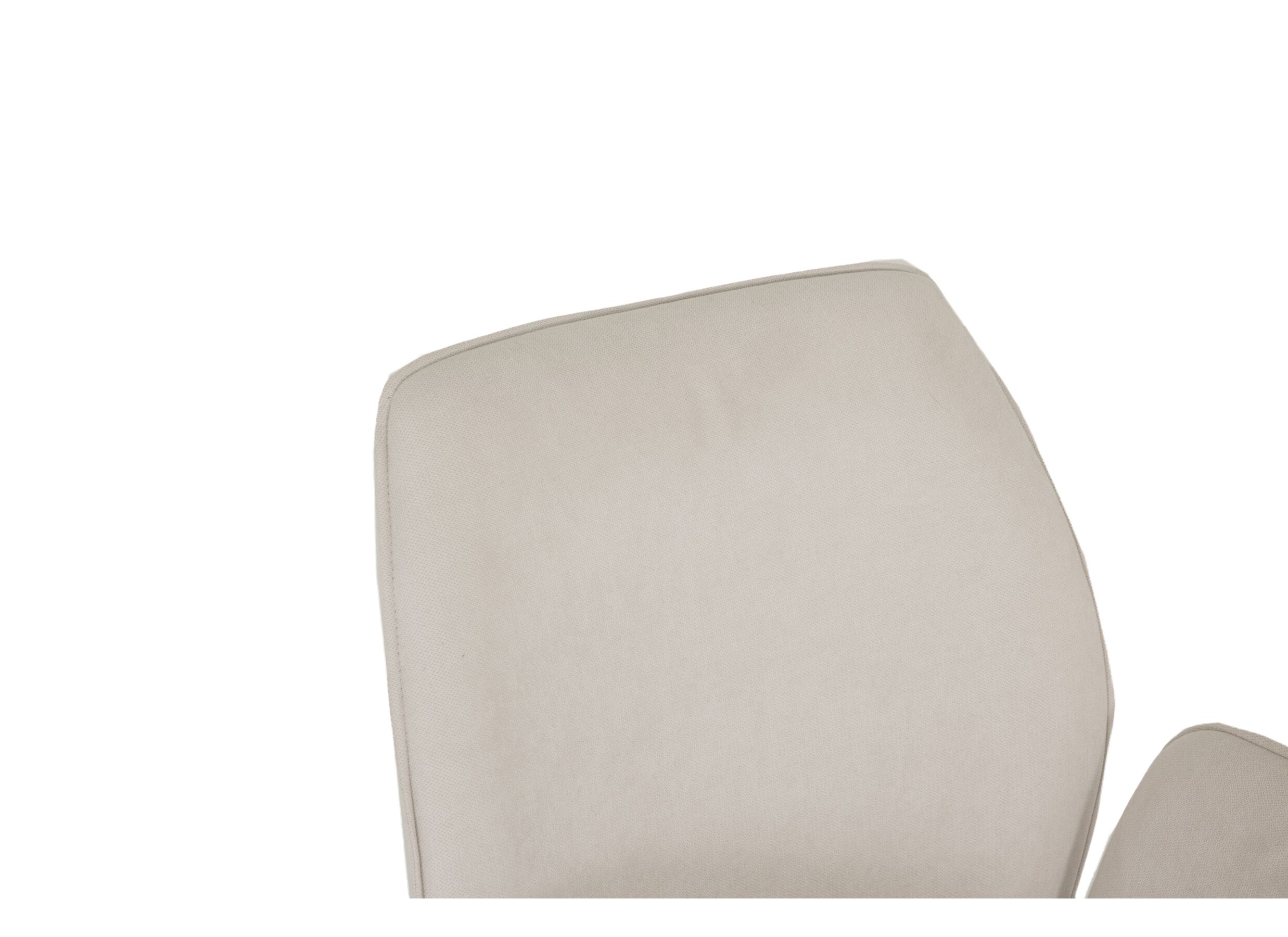 Detailfoto - Draaistoel Hanna 68,5x62x90cm - stof - beige