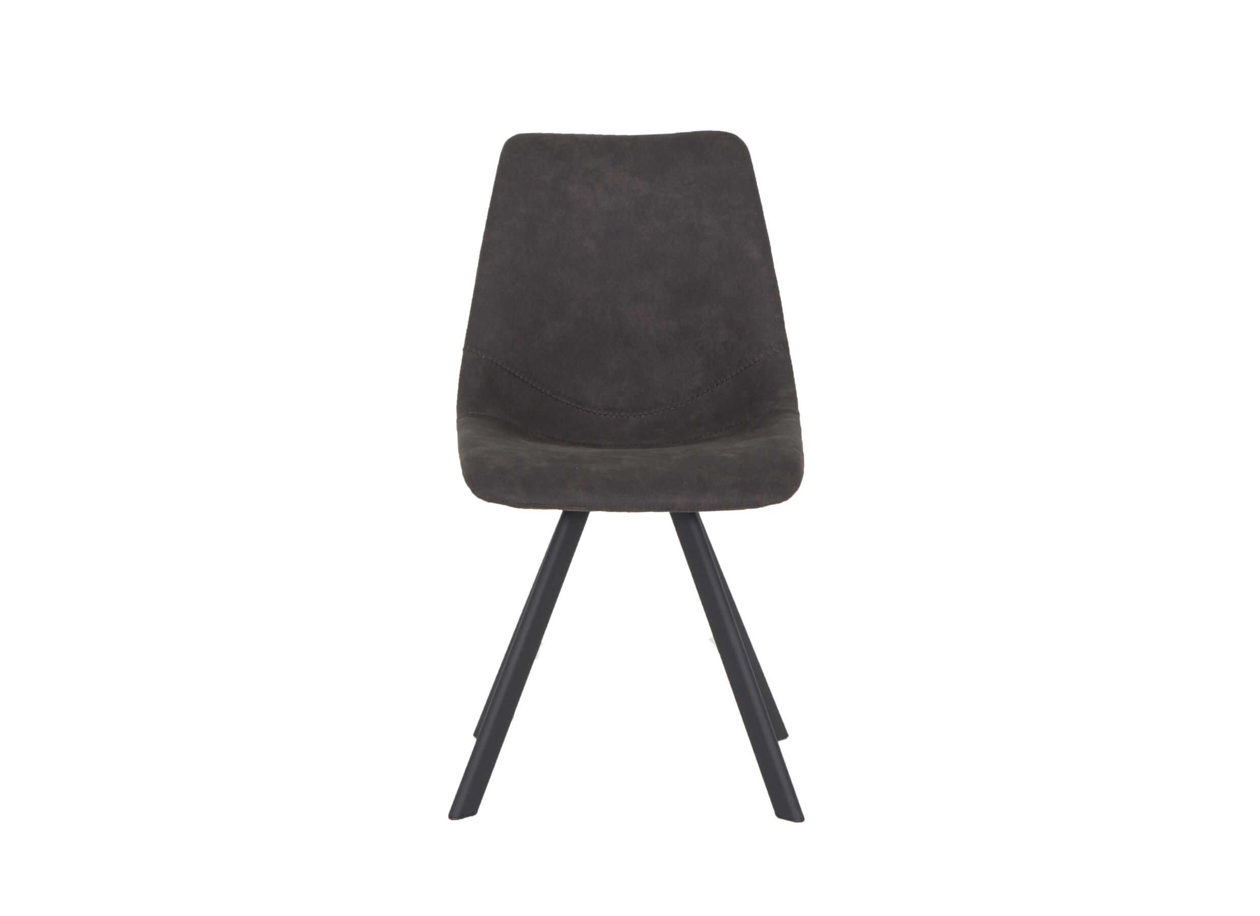 Chaise Frantz 47x57x83cm - tissu - anthracite