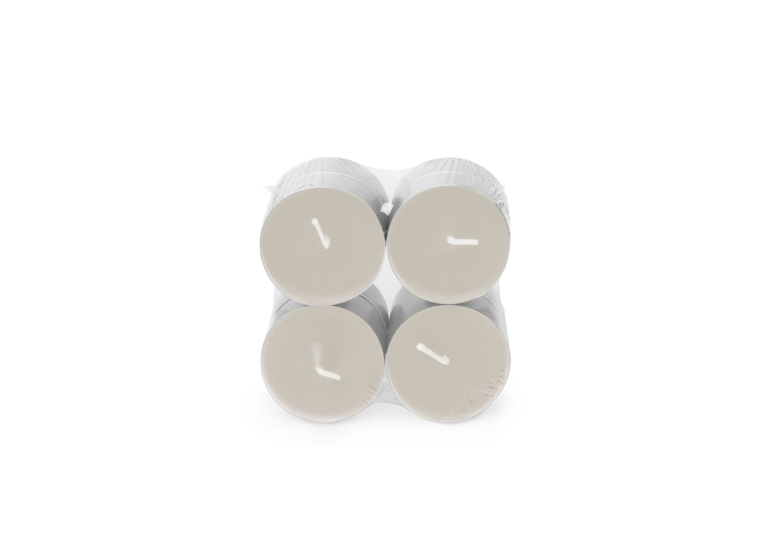 Theelichtjes MAXI Mindful Morning 10u grijs - Theelichtjes MAXI Mindful Morning 10u grijs, 8 stuks