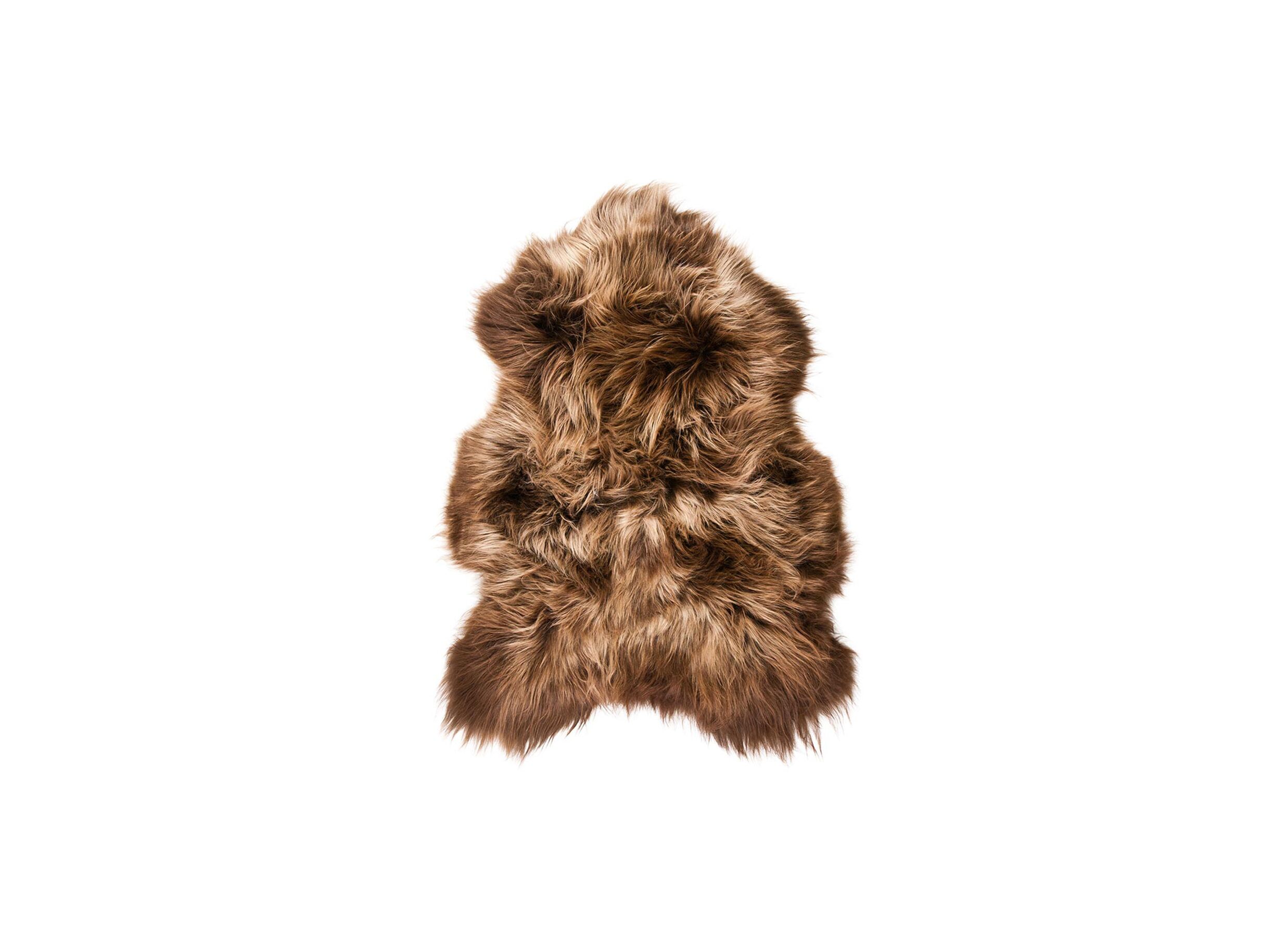 Peau de mouton Islande 60x110cm rouille - Peau de mouton Islande 60x110cm rouille