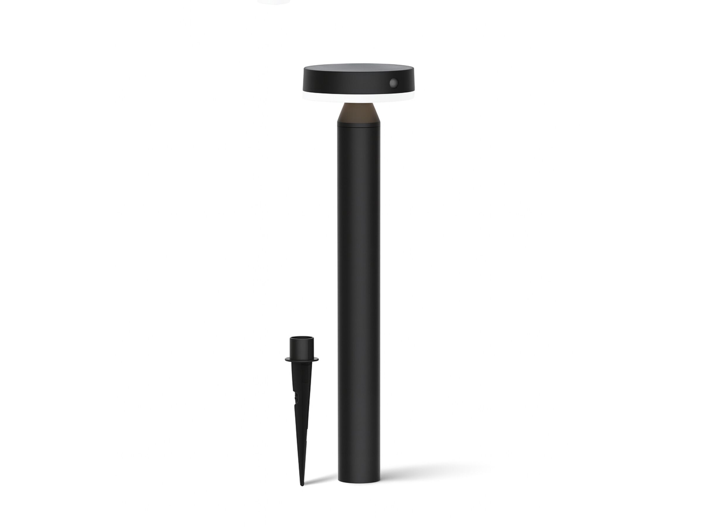 Aperçu - Lampe solaire à piquet Guus H130cm - aluminium & ABS - noir