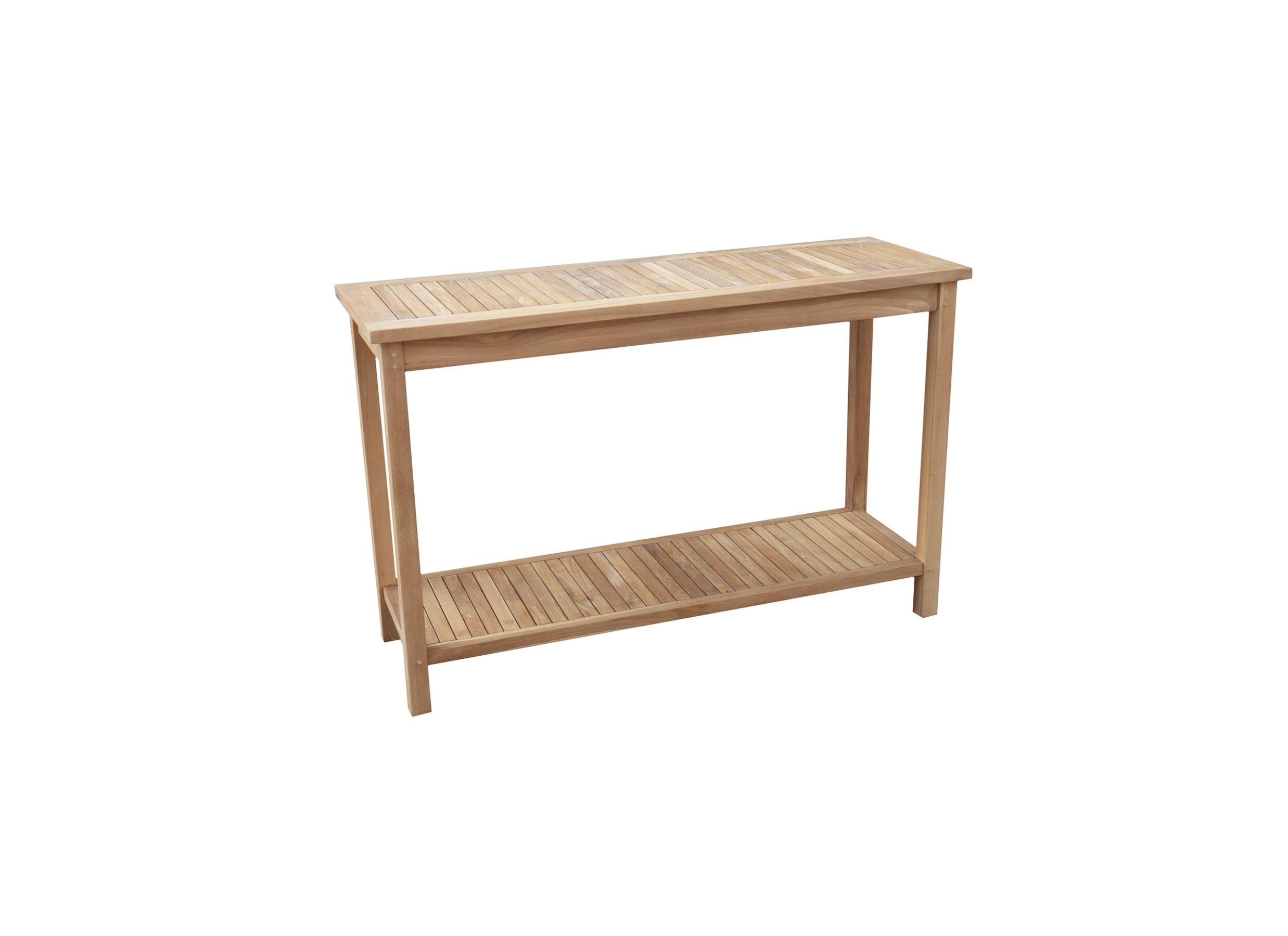 Plus Important - Table d'appoint Garden 120x40cm - naturel - teck massif