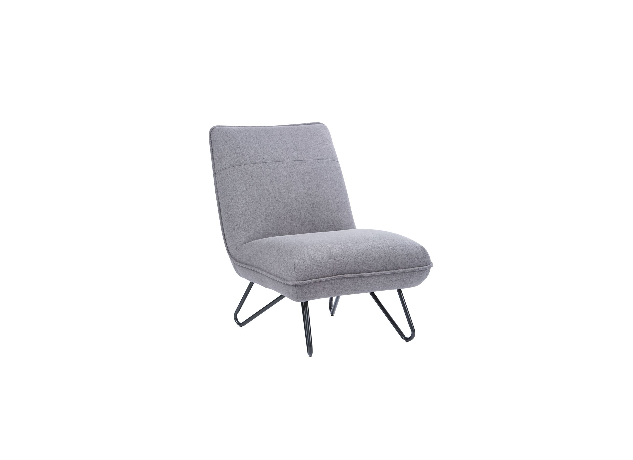 Fauteuil Guts tissu gris clair - Fauteuil Guts 67,5x93x82cm - tissu - gris clair