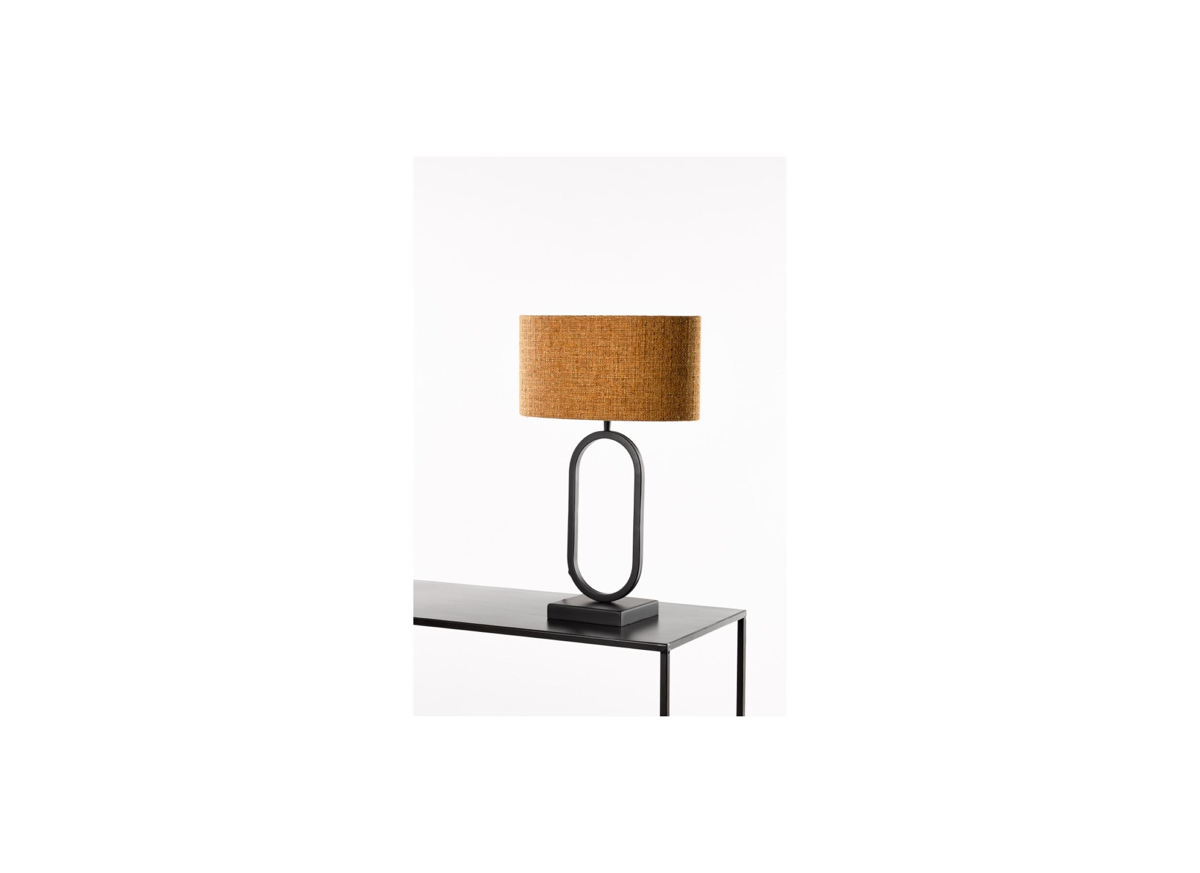 Foto ambiance - Lampe de table Rico E27 H53cm - métal - noir