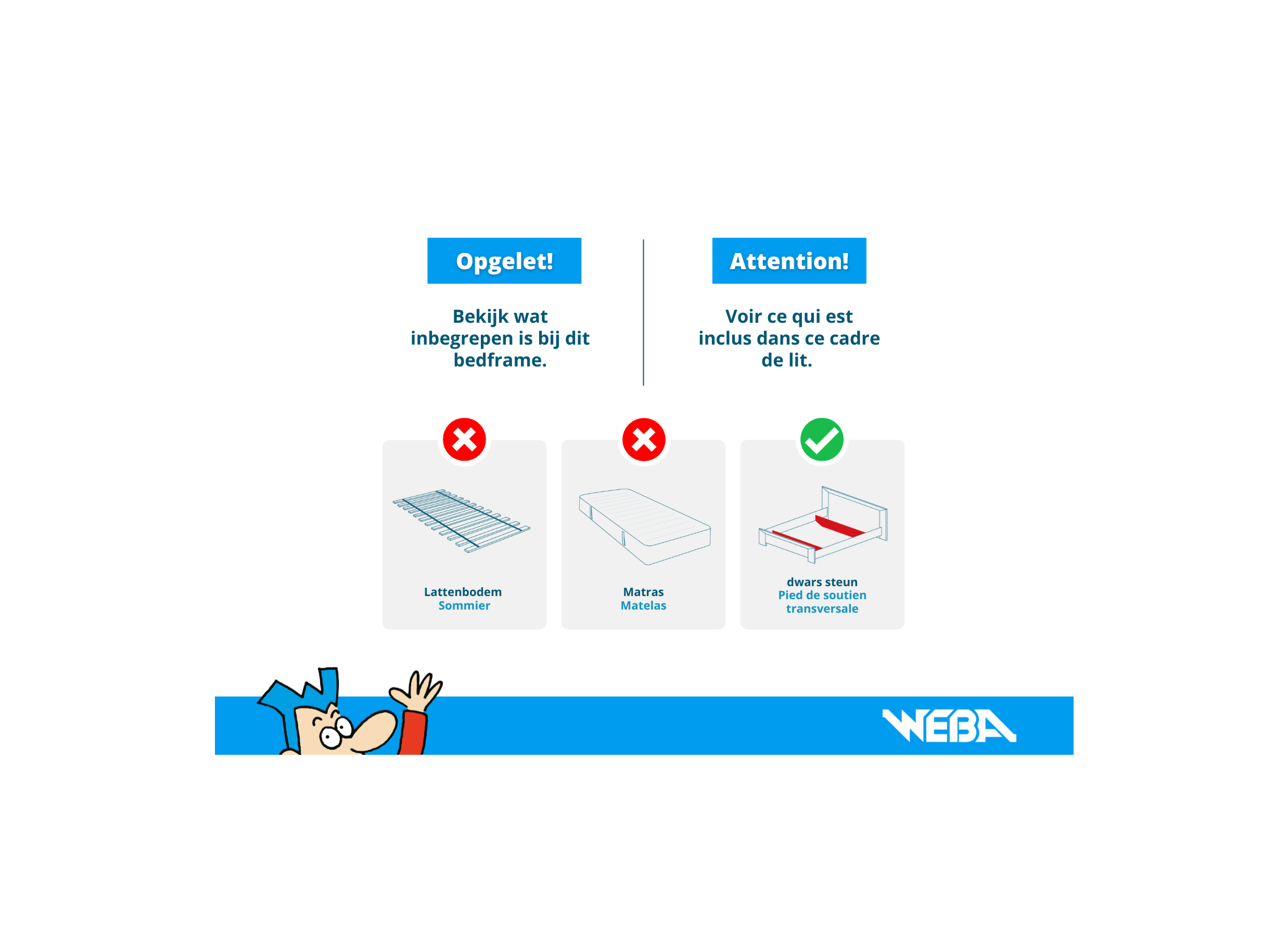 Opstelling - Bed Elvira 160x200cm - decor - canada oak