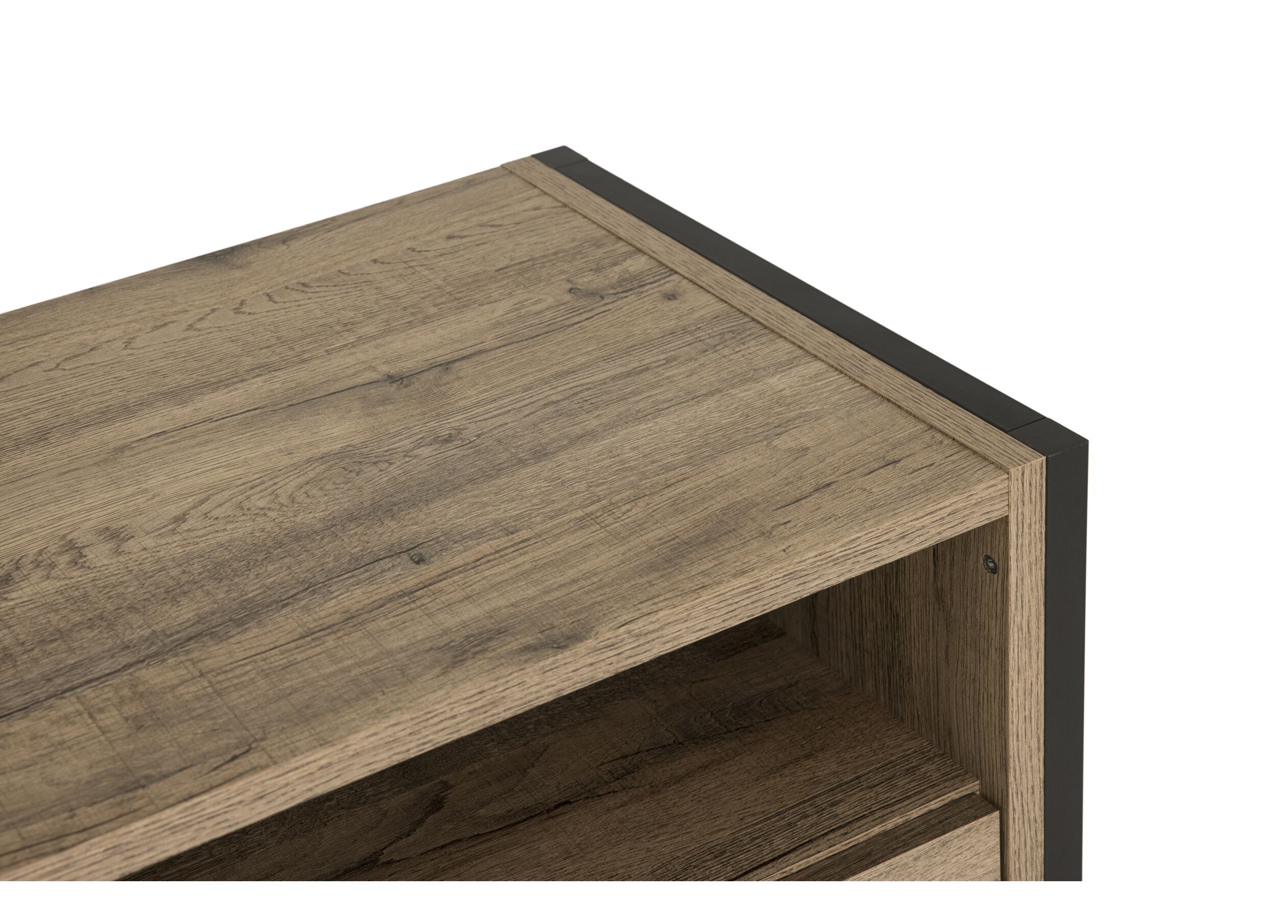 Commode Oriental Tree 109,4x41,5x90,7cm - panneau décor - bartex chêne