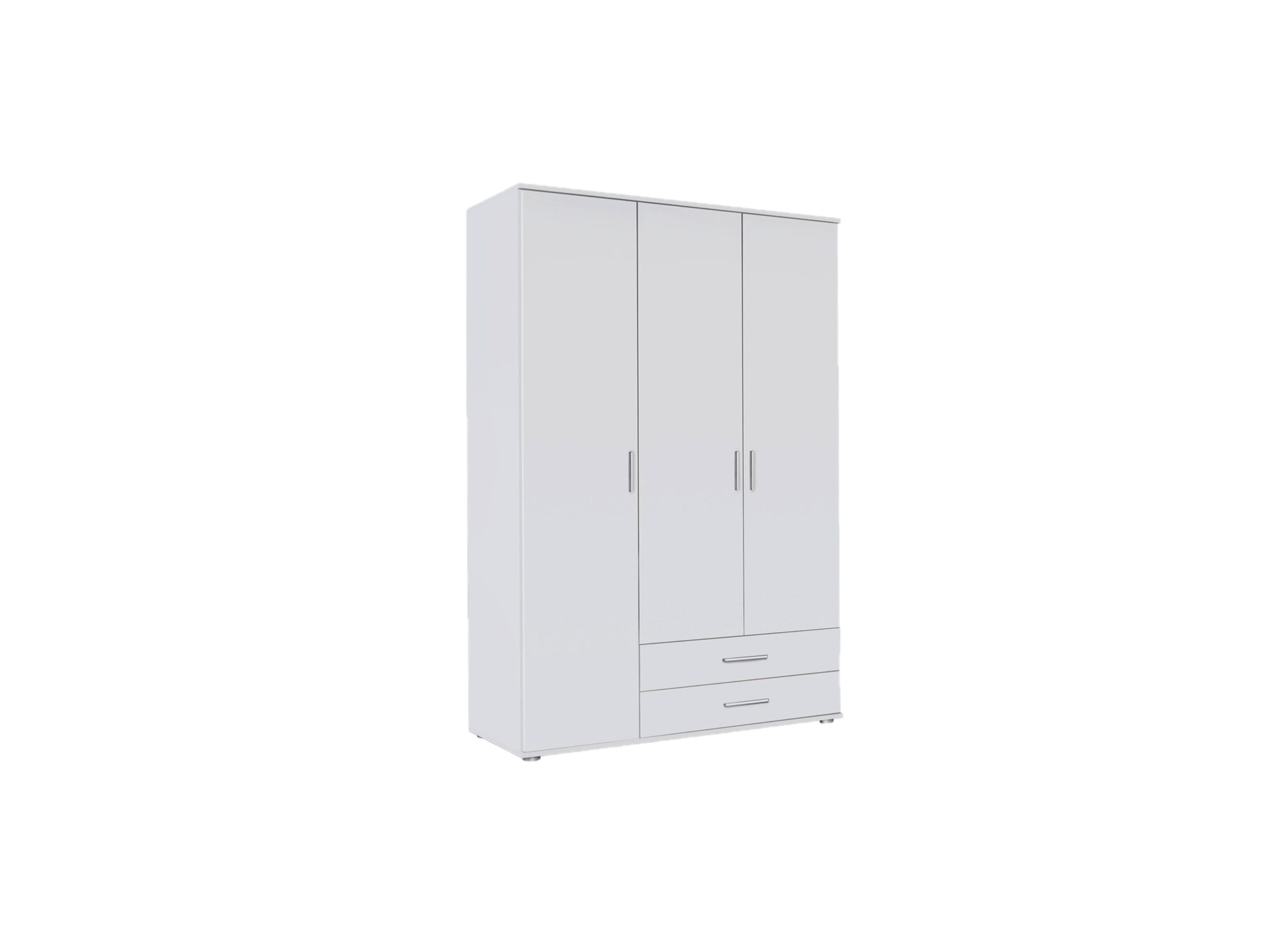 Garde-robe 127cm - Garde-robe 127cm - décor - blanc