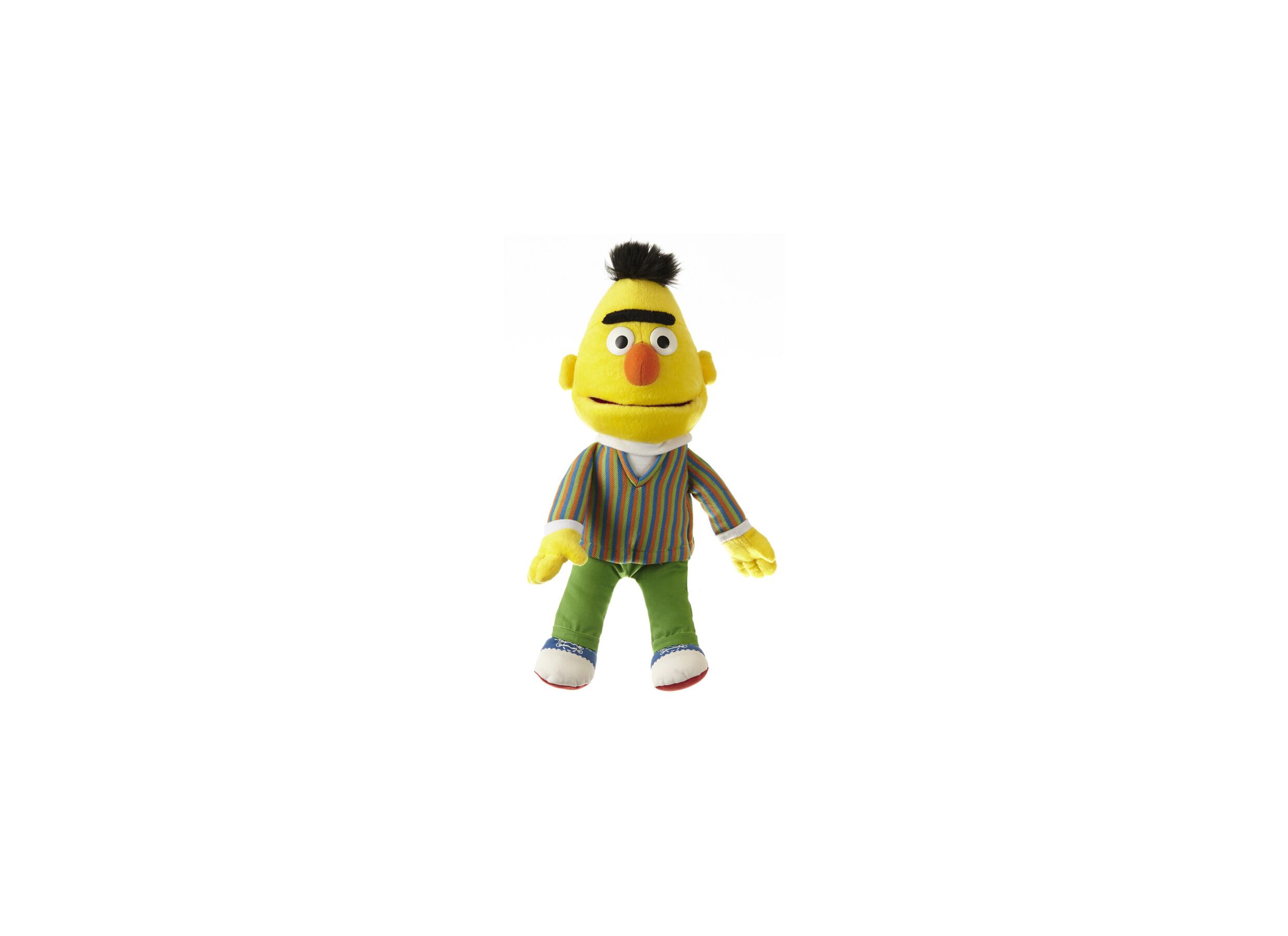 Handpop Sesamstraat Bert 33-37cm - polyester - multicolor - Marionnette à main Sesame Street Bert 33-37cm - polyester - multicolore
