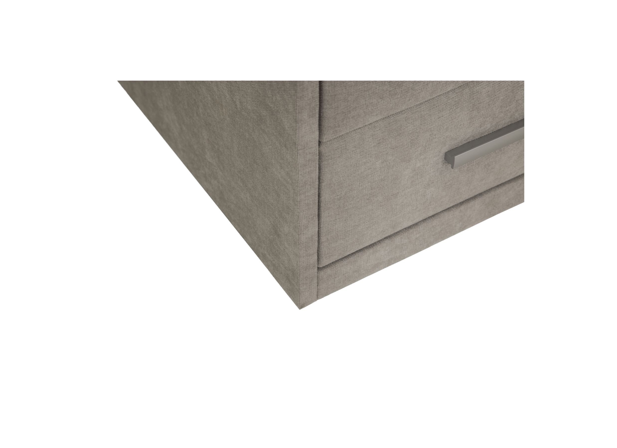 Detail - Table de chevet Moon 48x47x62cm polyester argent