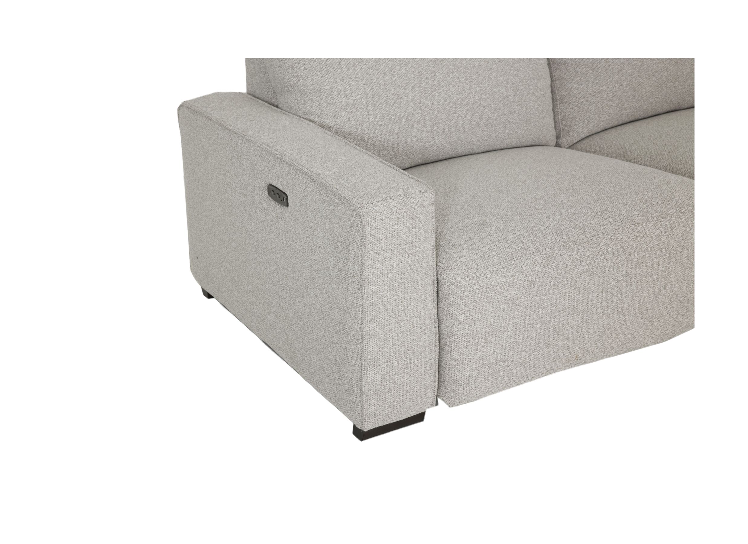 Detailfoto - Zetel Sneak 2,5+2-zit - leder - elephant