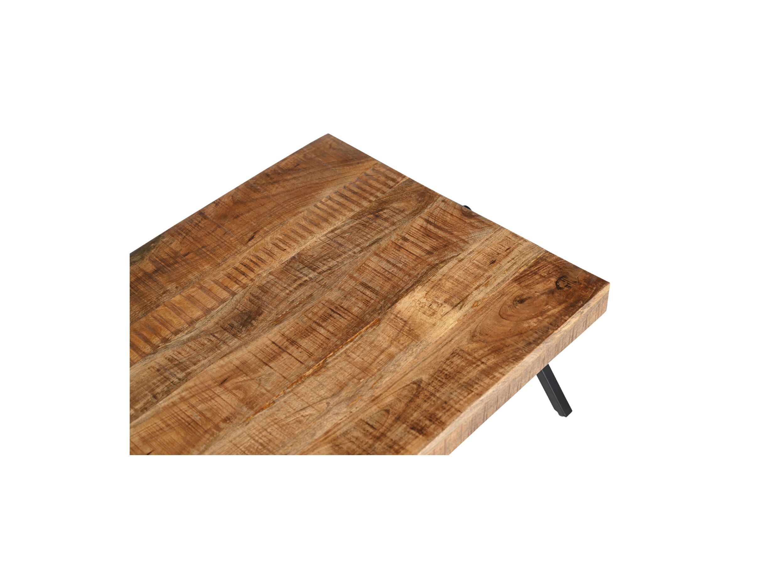 Detail - Table basse Abel 120x70cm - manguier massif - naturel