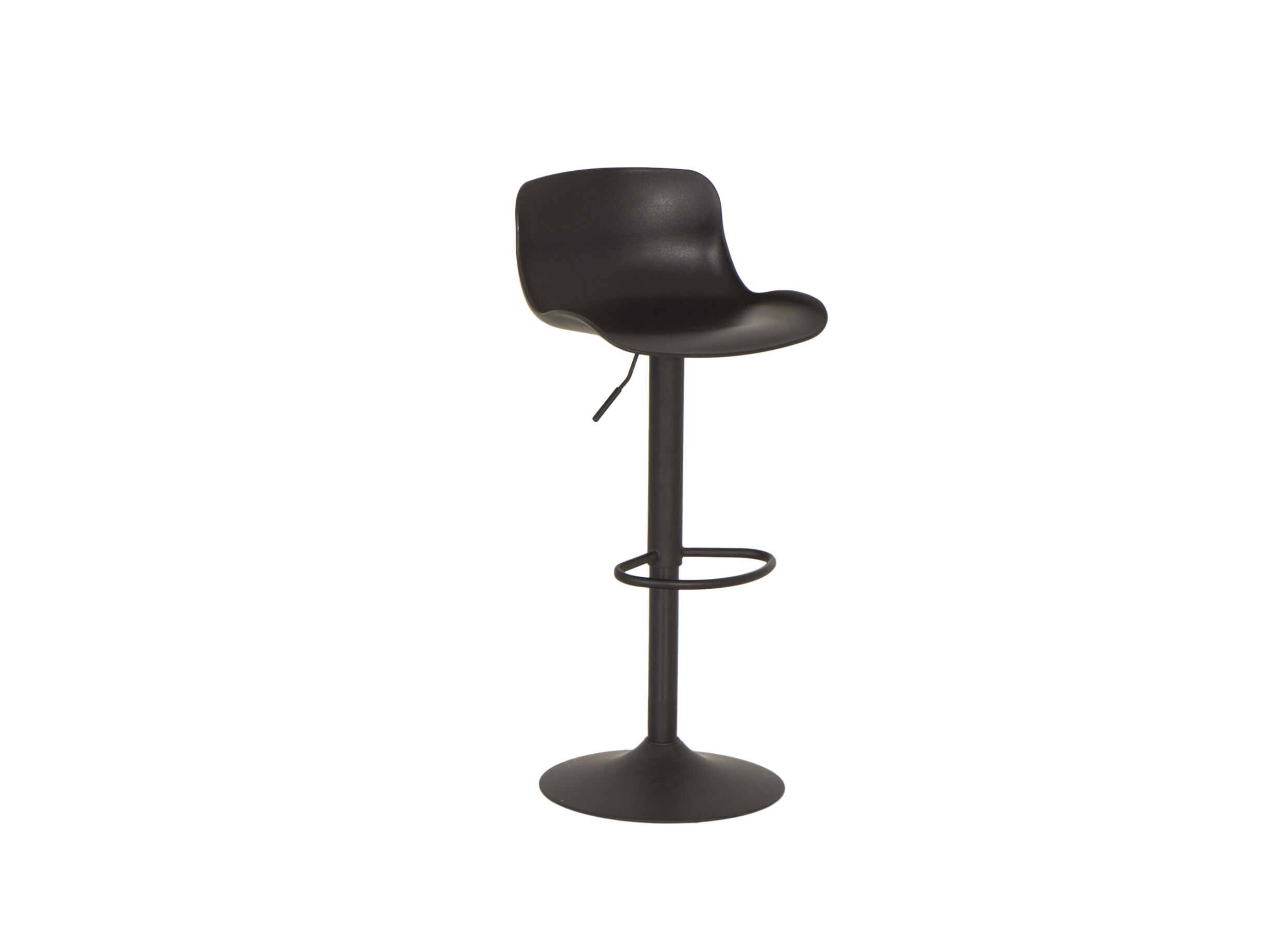 Barstoel Dune ZH57-78cm - kunststof - zwart