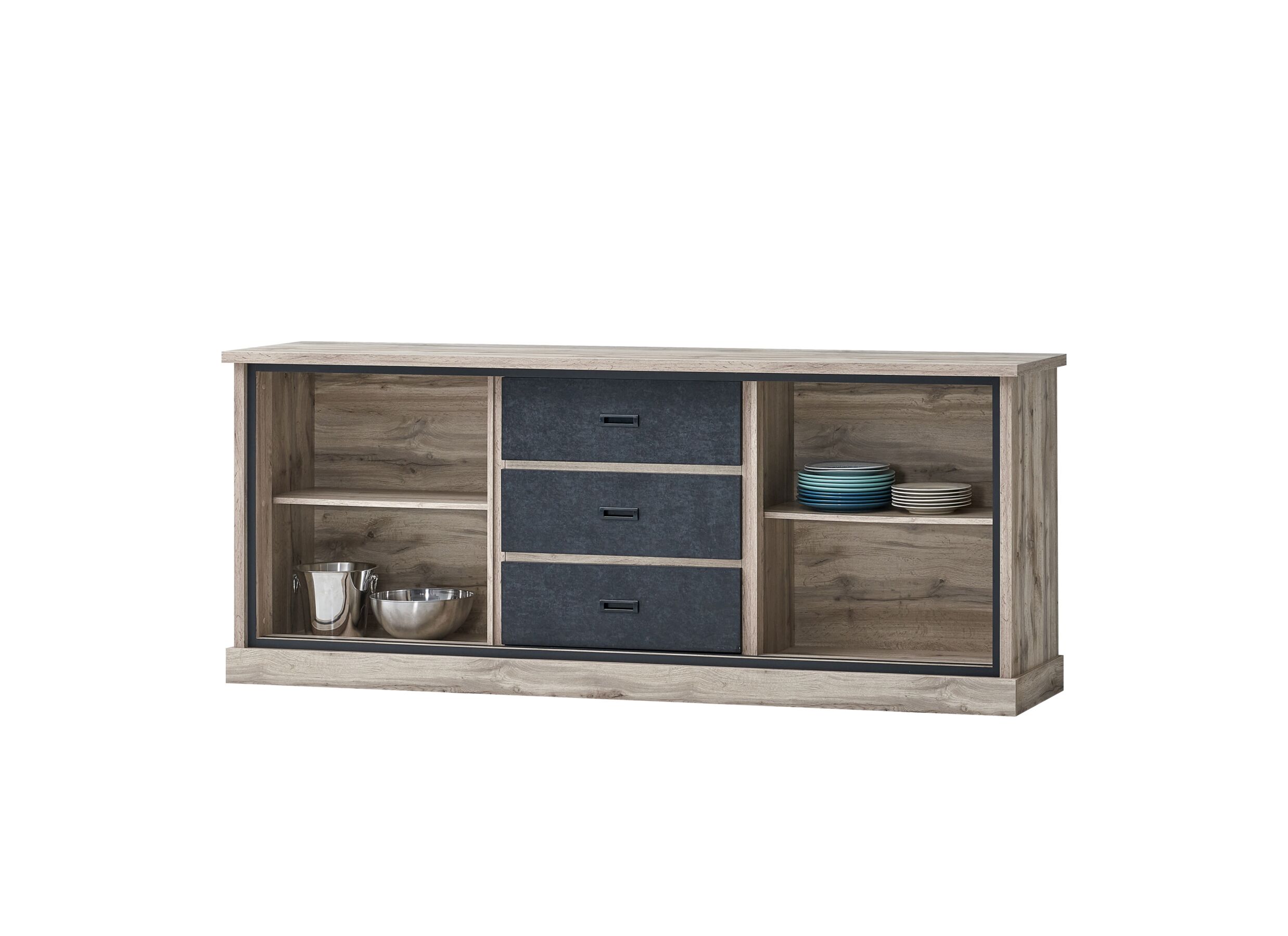 Overzichtsfoto - Dressoir Elena 225cm - decor - canada oak