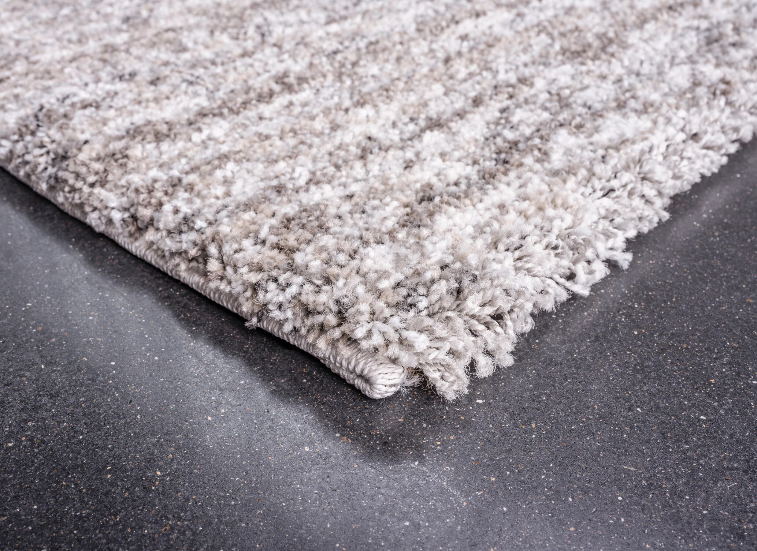 Detailfoto - Tapijt Medusa 200x200cm - polyestervezel - beige