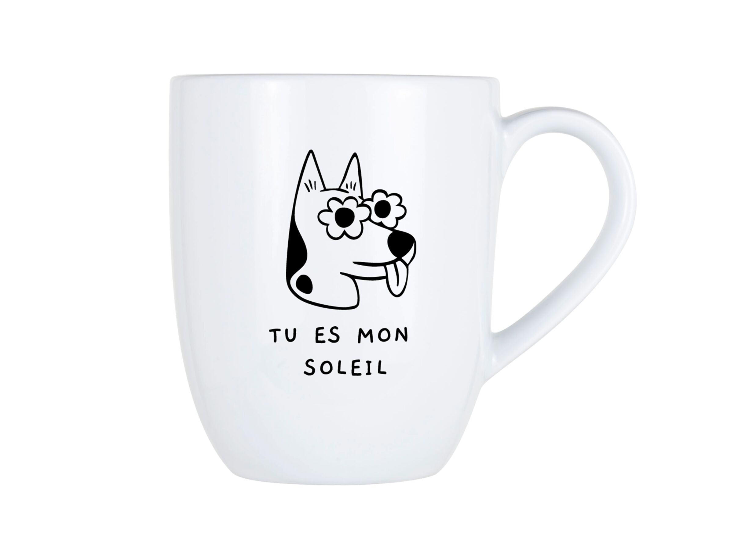 Hoofdfoto - Mok Cosy Tu es mon soleil 53cl - porselein - wit