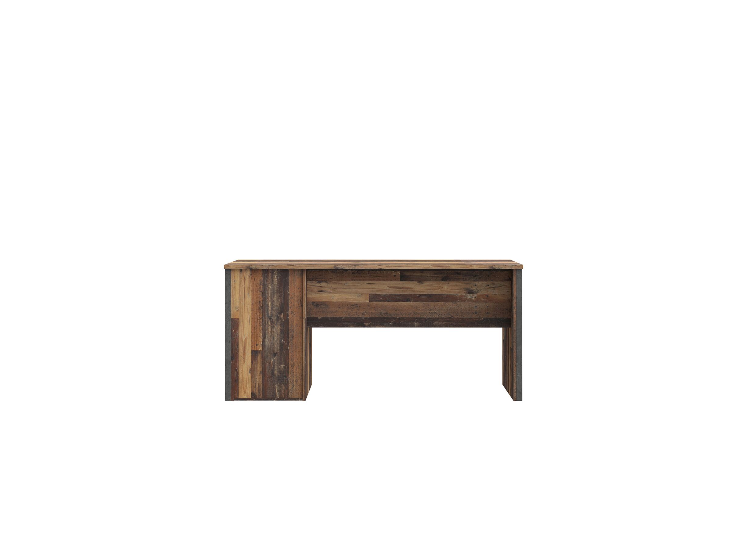 Bureau Clif-B 160x70cmx74cm - panneau décor - old wood/béton