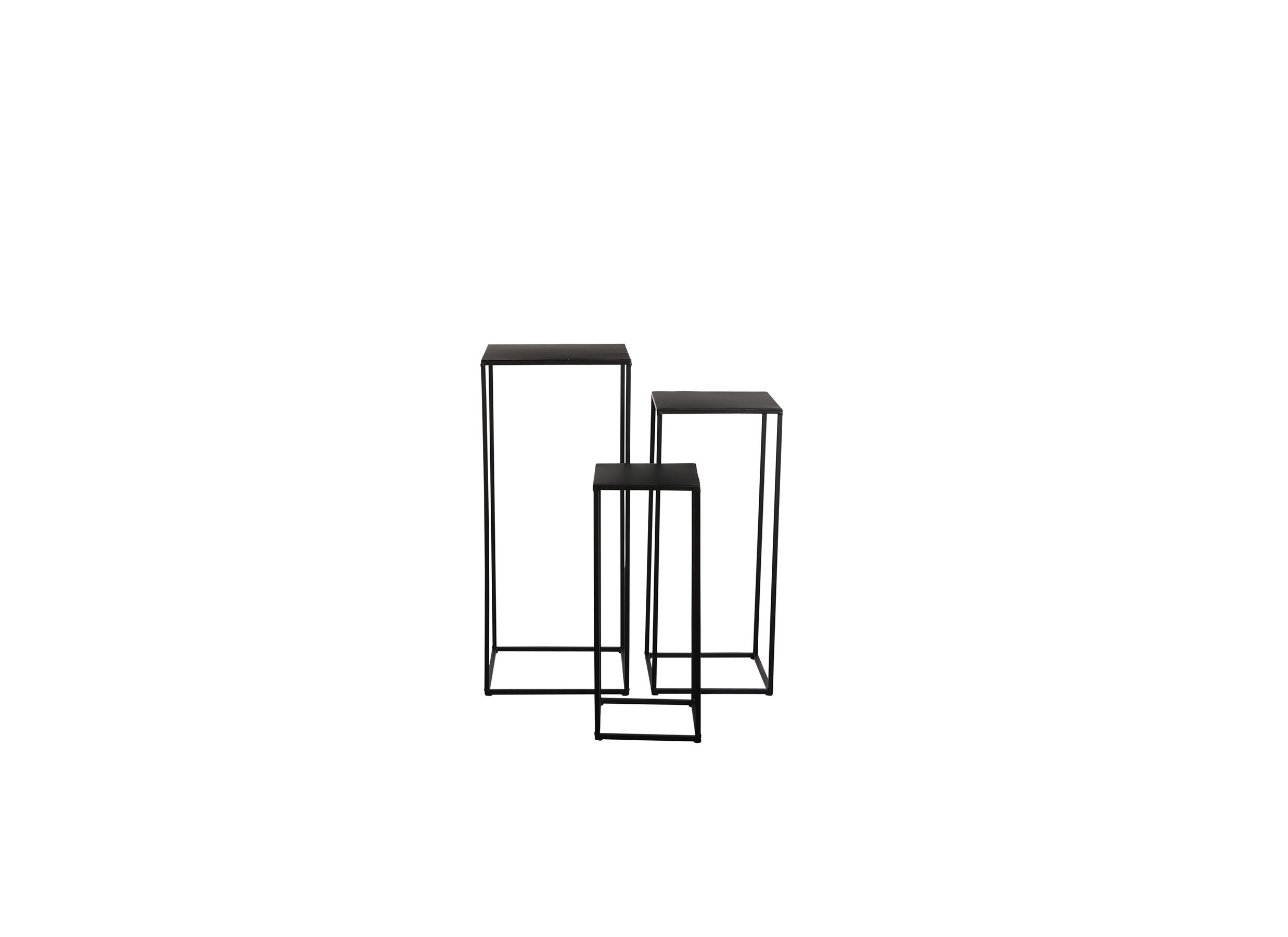Table d'appoint Quinty 30x30cm lot de 3