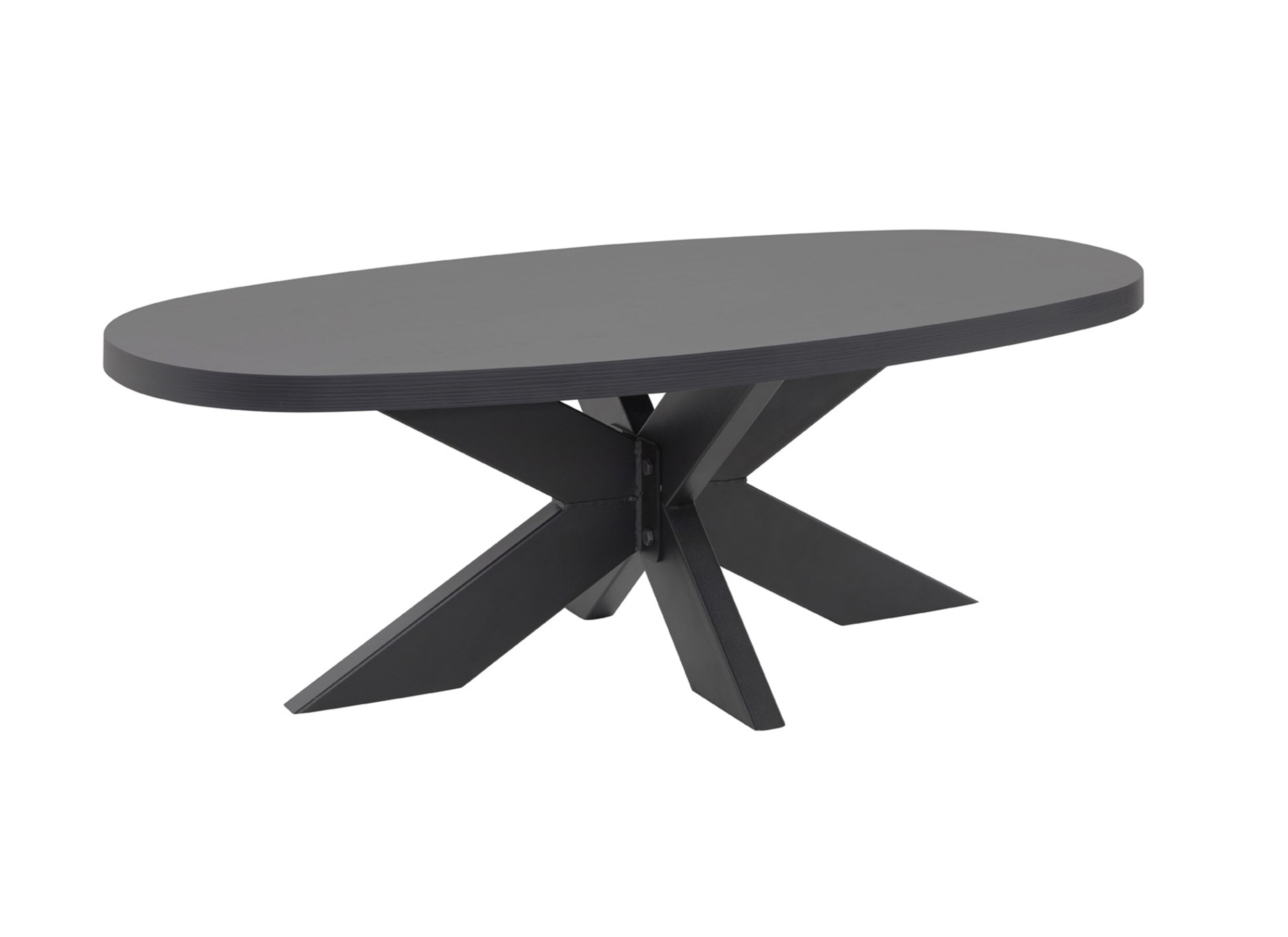 Table basse Raphael ovale noir - Table basse Raphael ovale noir