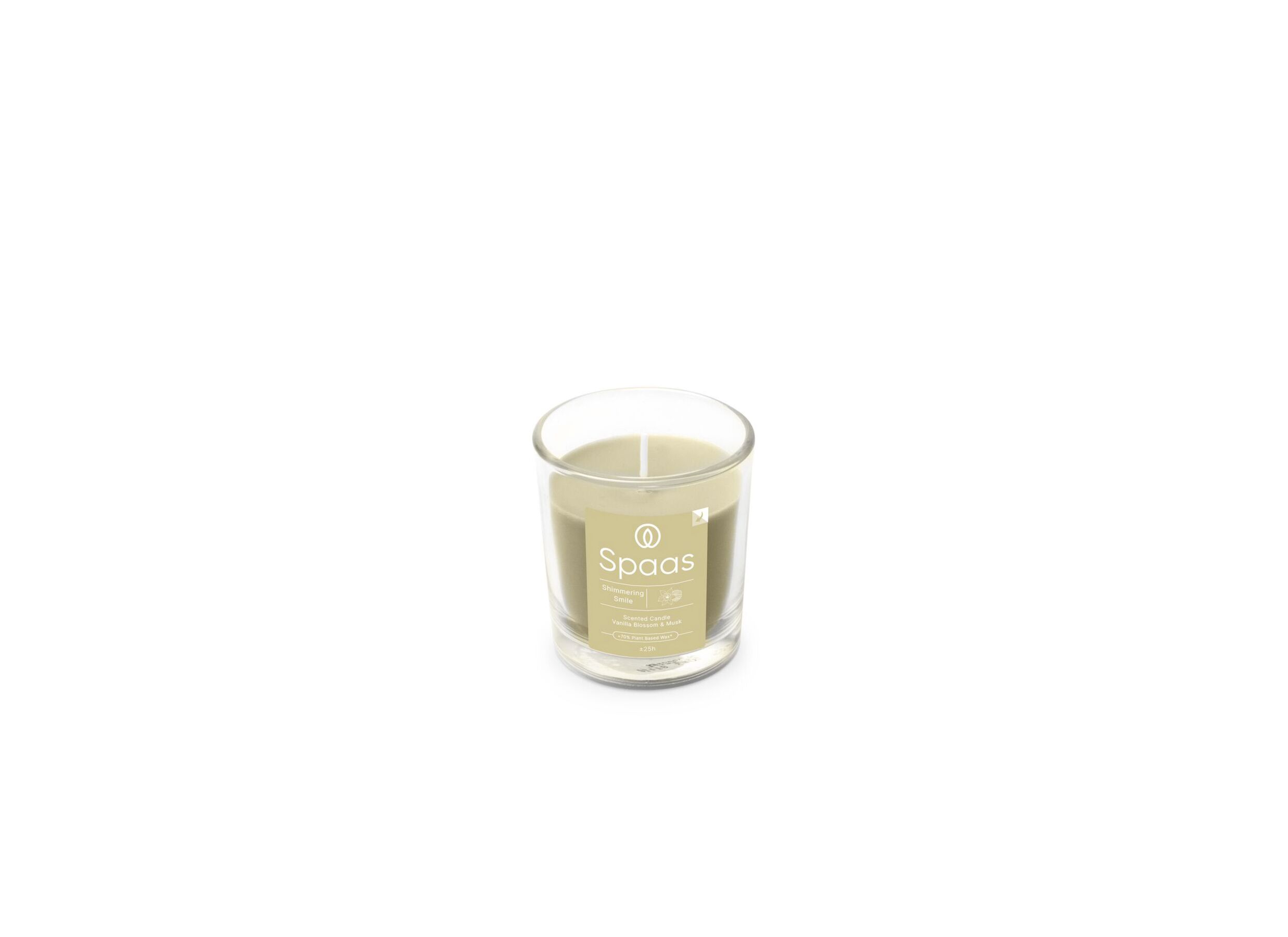 Geurkaars Shimmering Smile 25u groen - Bougie parfumée Shimmering Smile 25h vert