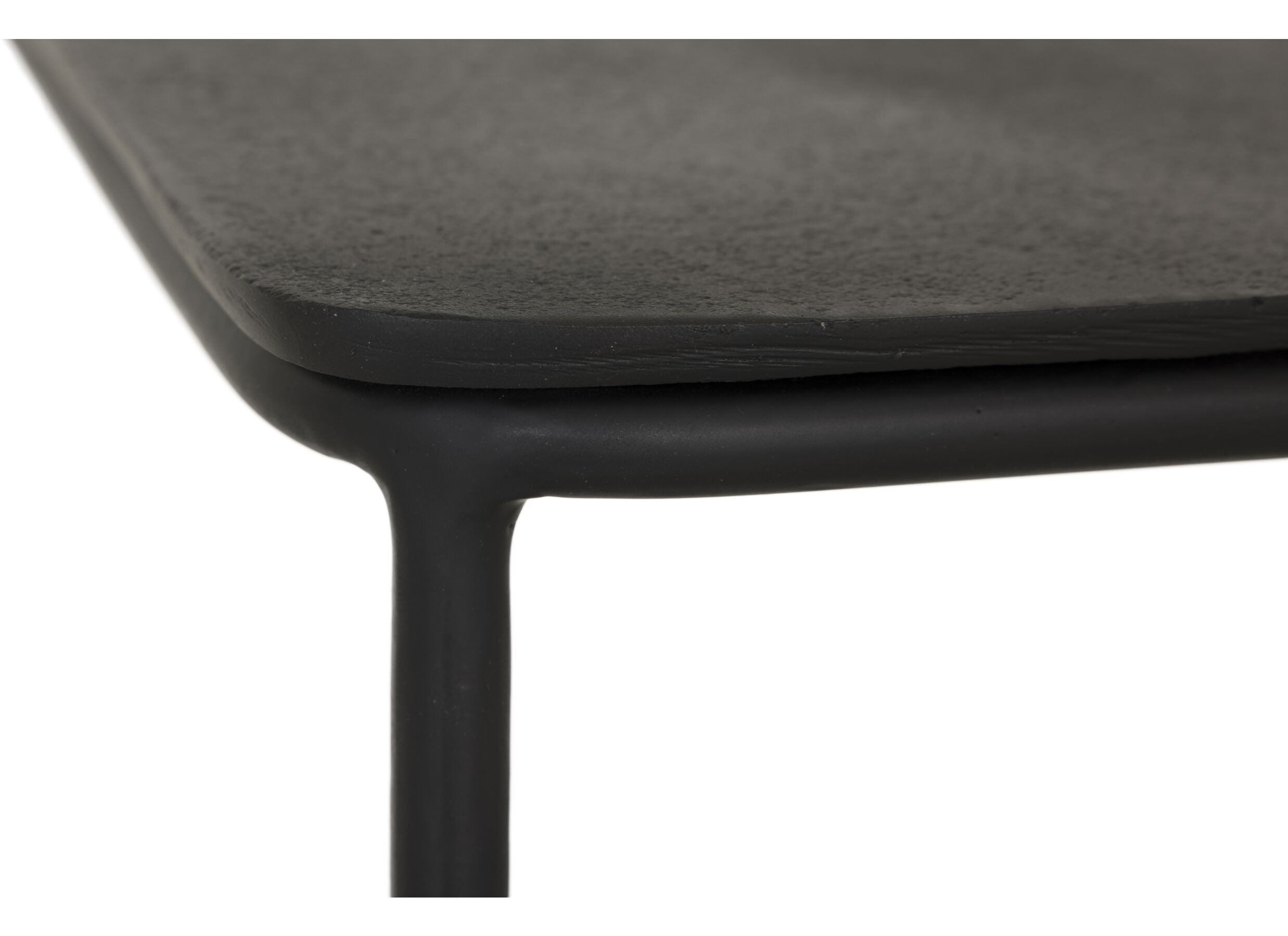 Salontafel Century Ø62/Ø46cm - metaal - zwart set van 2