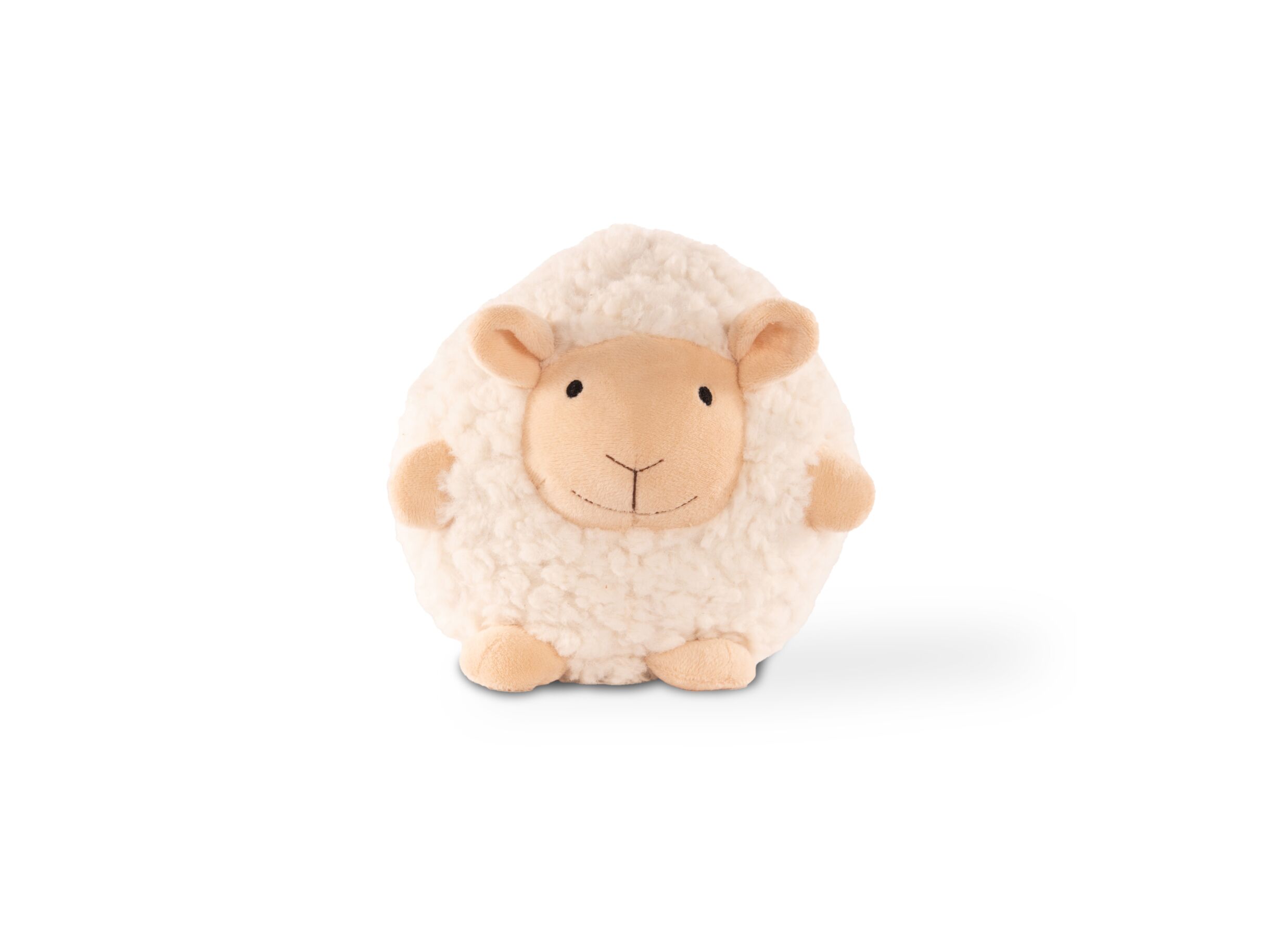 Aperçu - Cale-porte Mouton 20x17cm - polyester - blanc