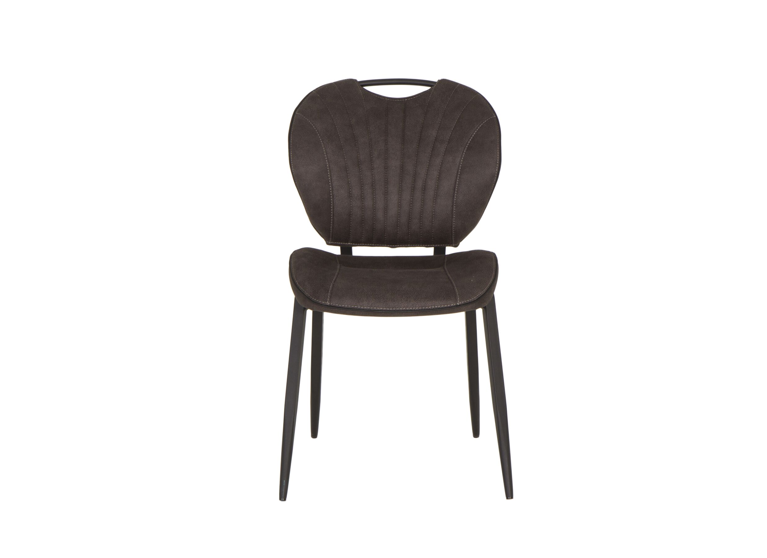 Chaise Jim 49x62x87cm - tissu - luxor anthracite