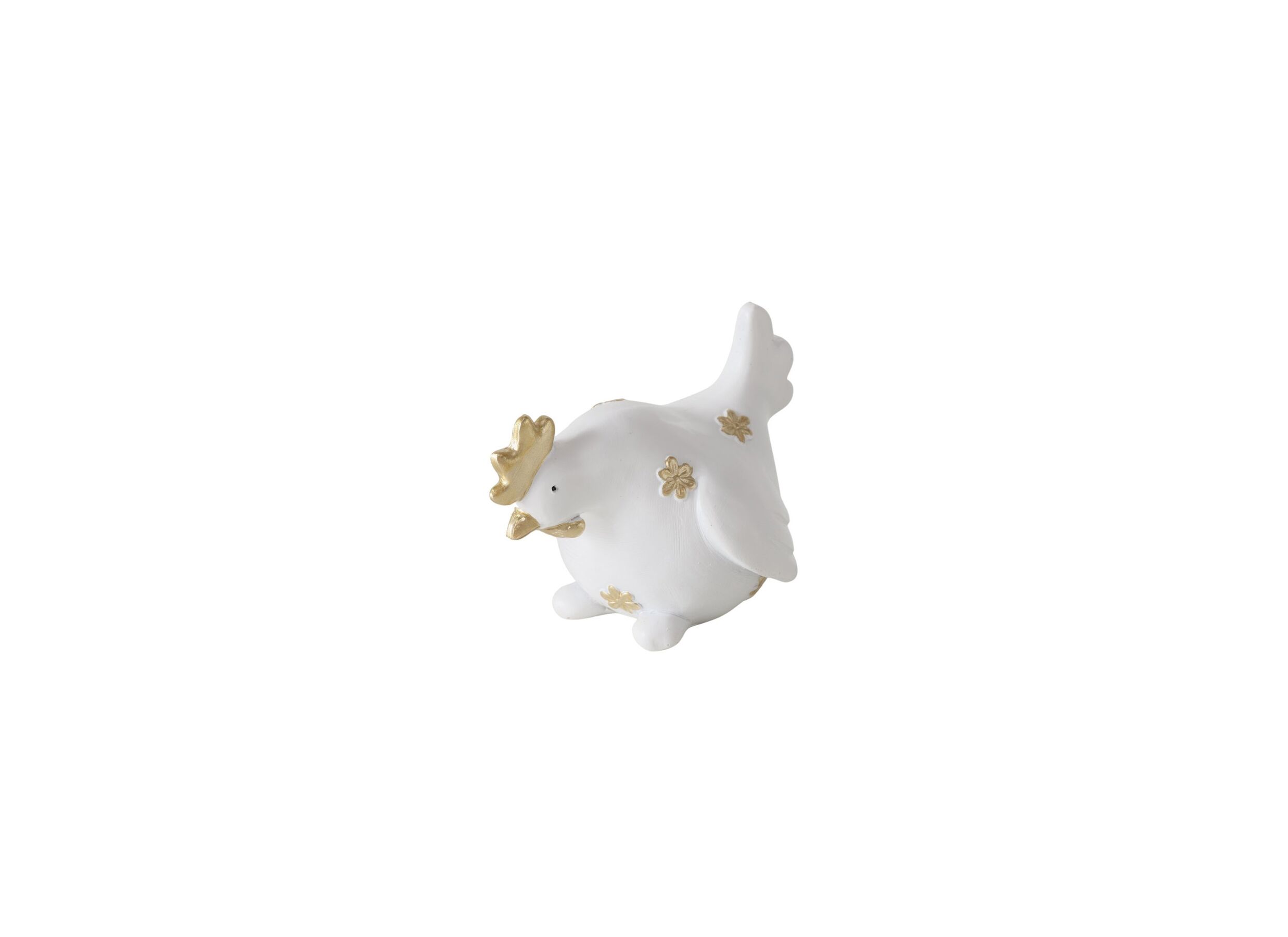 Overzichtsfoto - Figuur Kip & Haan H10,5cm - polystone - wit