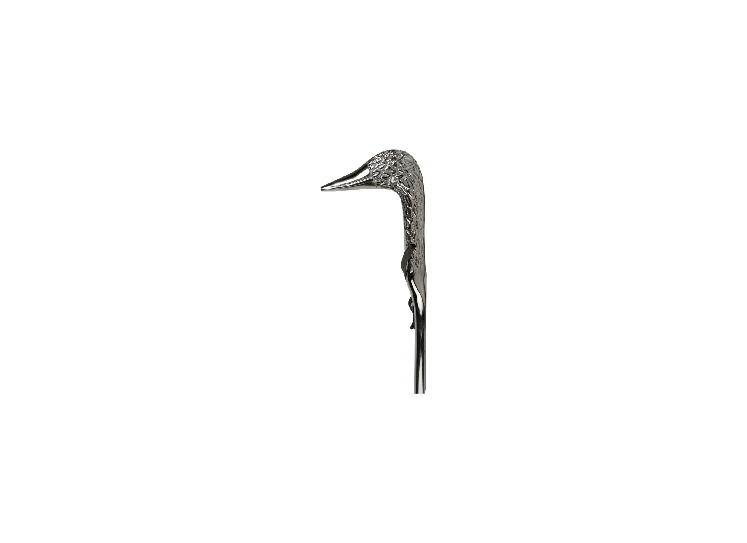 Detailfoto - Schoenlepel Eend H56cm - aluminium - zilver