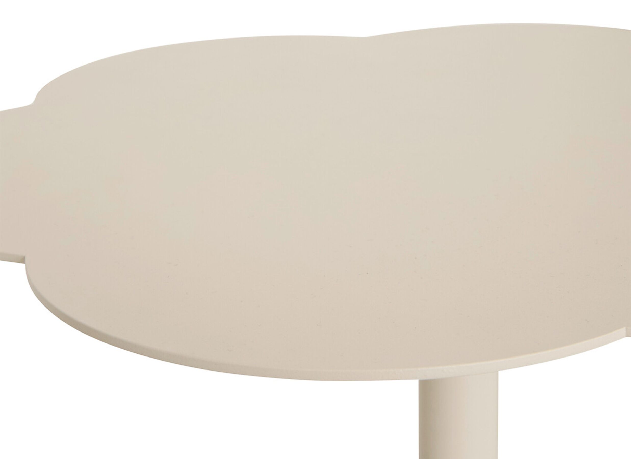 Detailfoto - Bijzettafel Fiora Ø43cm - staal - ivoor