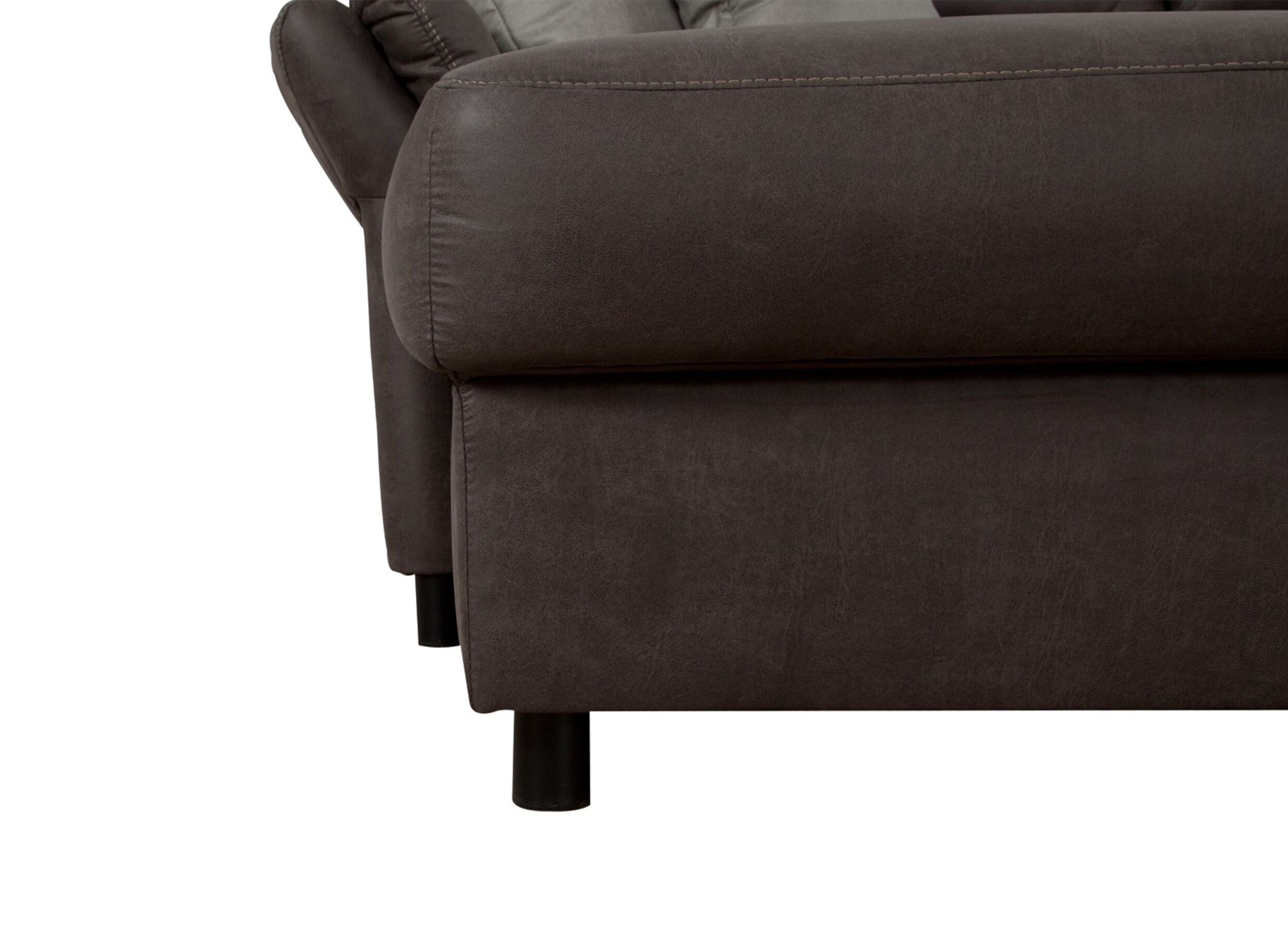 Detailfoto - Hoeksalon Foreno 350x268cm - stof - grijs met relax