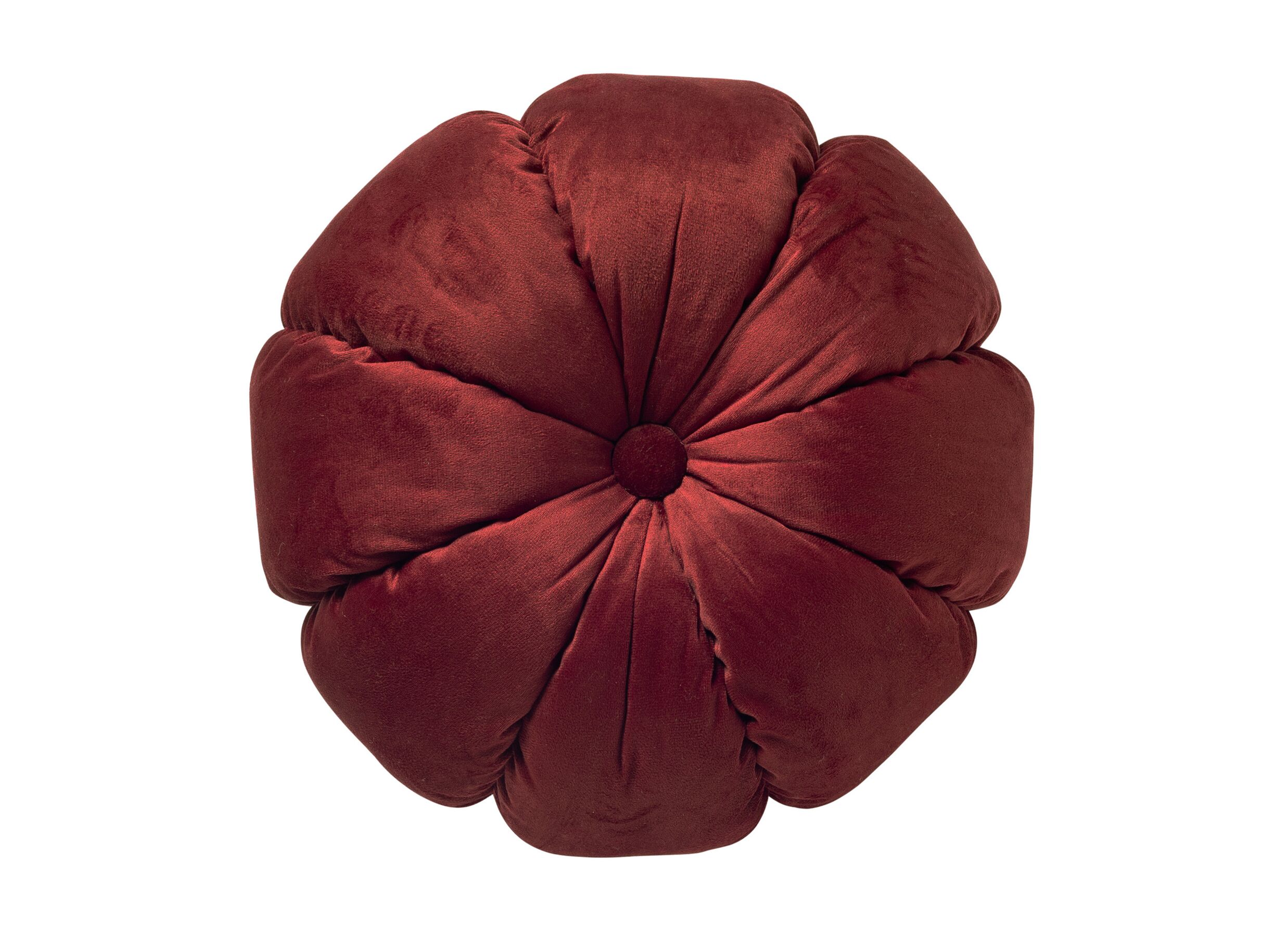 Kussen Raisa Ø38cm - polyester - maroon - Coussin Raisa Ø38cm - polyester - maroon
