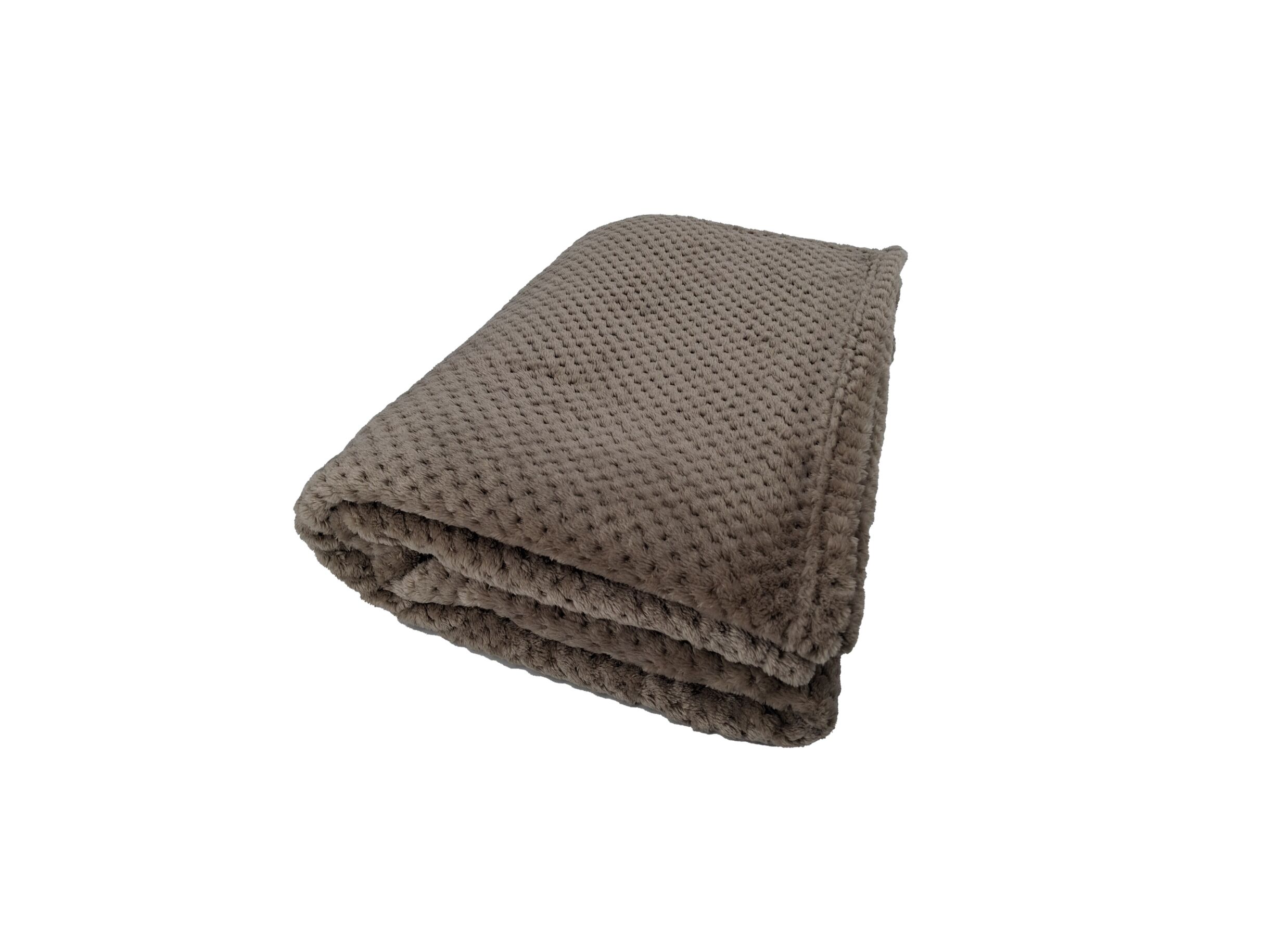 Aperçu - Plaid Bristol 150x200cm - microfibre - taupe