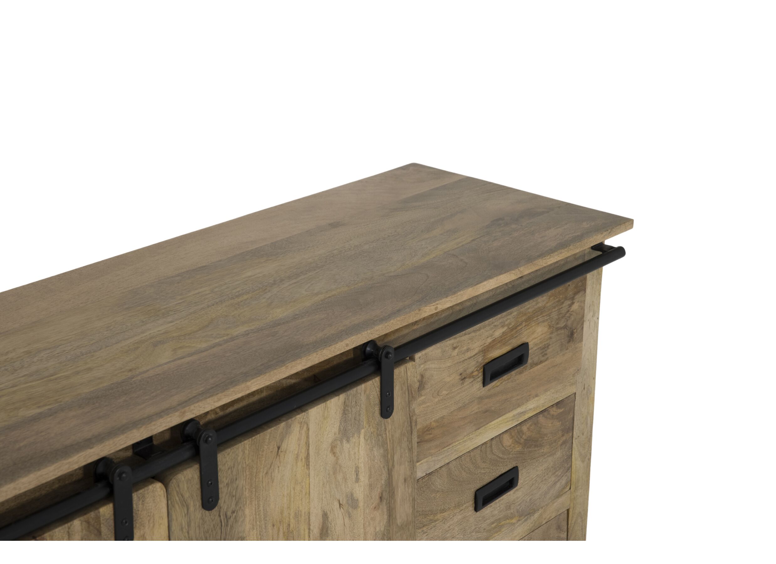 Detailfoto - Dressoir Gorgo 190cm - mango massief - naturel