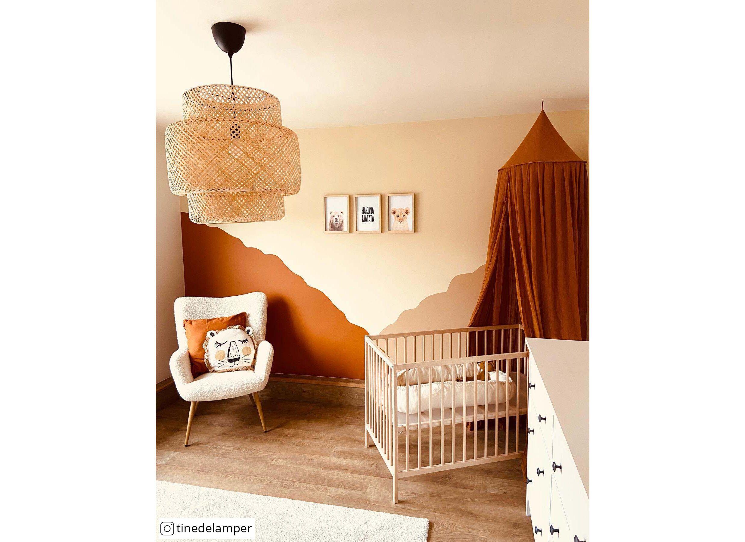 Sfeerfoto - Kussen Leeuw 44x44cm - katoen - beige wit