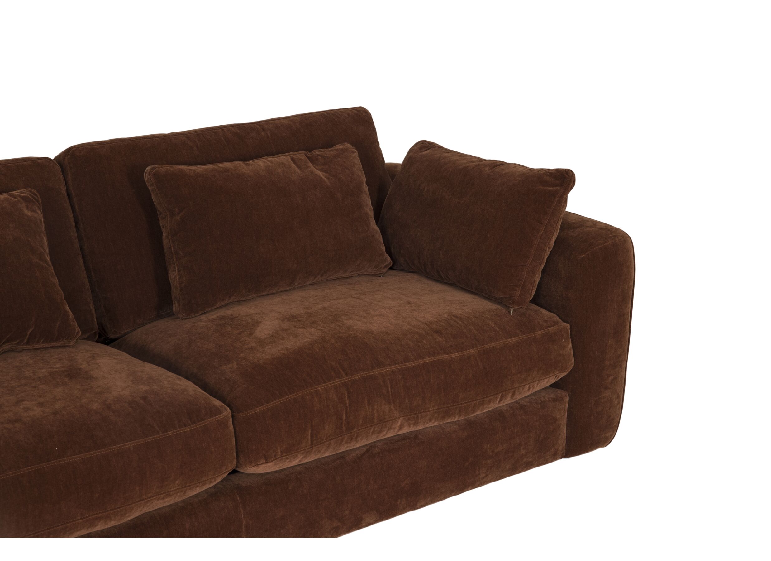 Detailfoto - Zetel Granta 3-zit - stof - rood