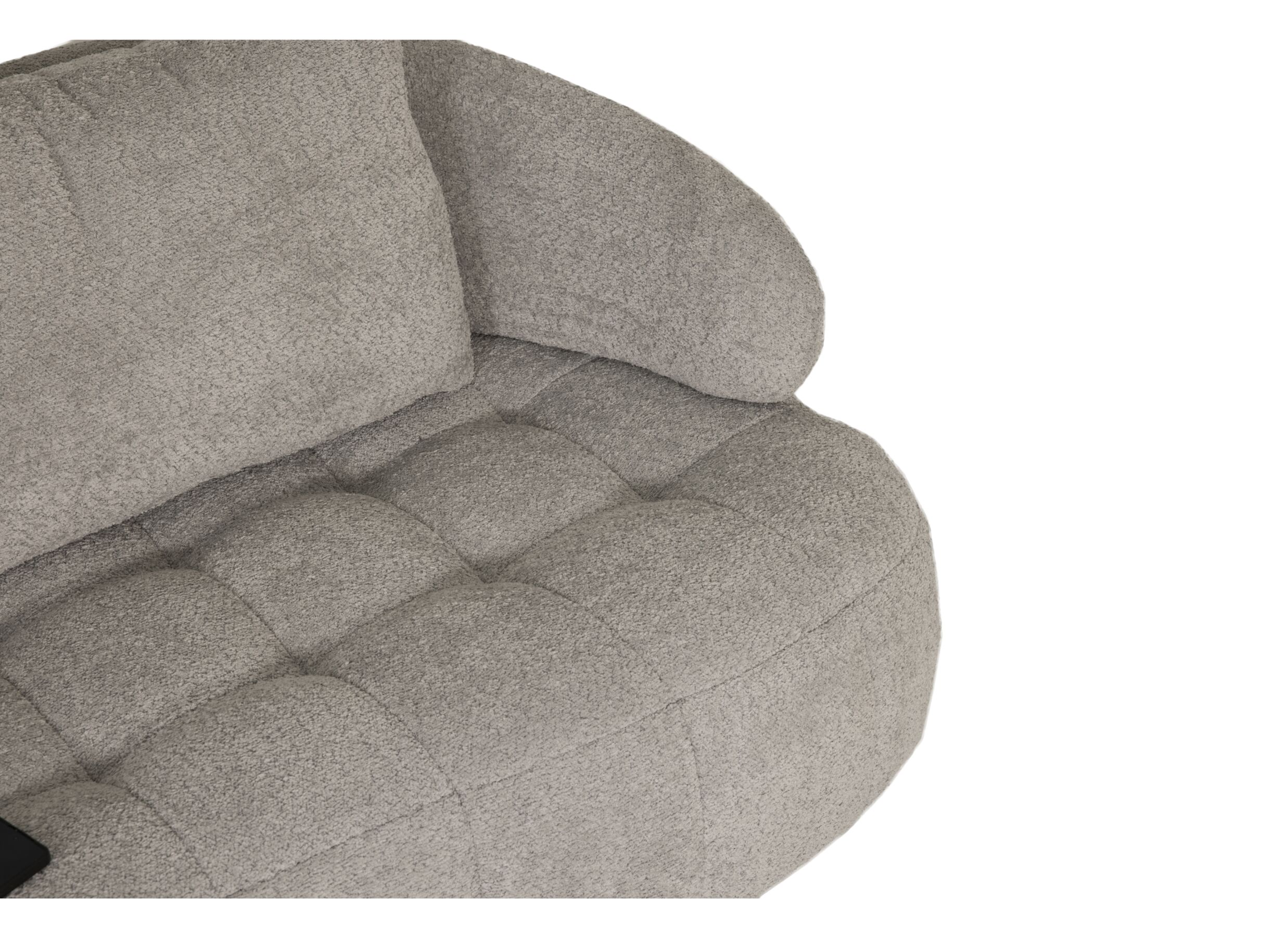 Detailfoto - Zetel Lepanto 2,5-zit - stof - silver grey