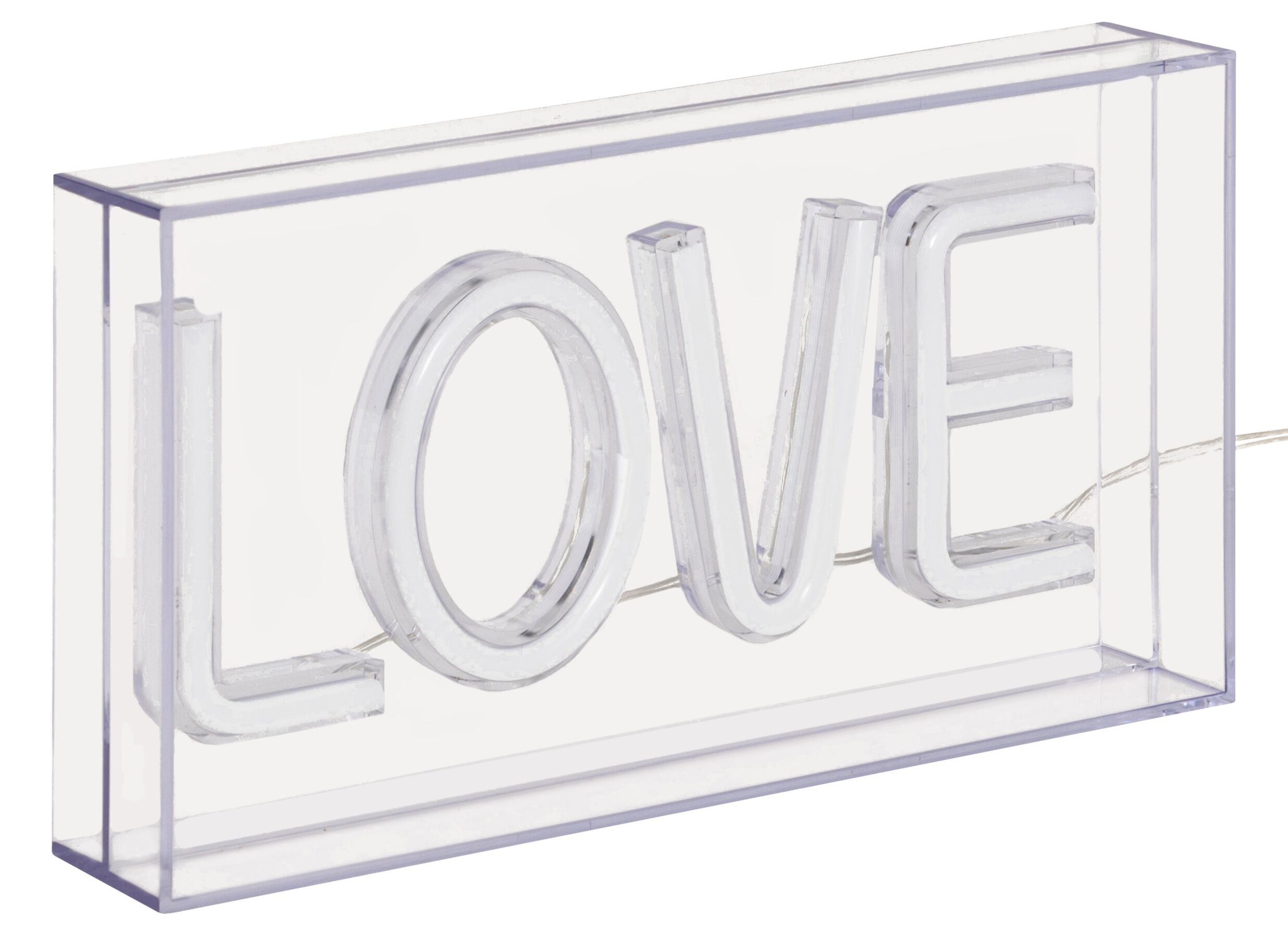 Overzichtsfoto - Ledlamp Neon Love 23x12,5cm - kunststof - roze