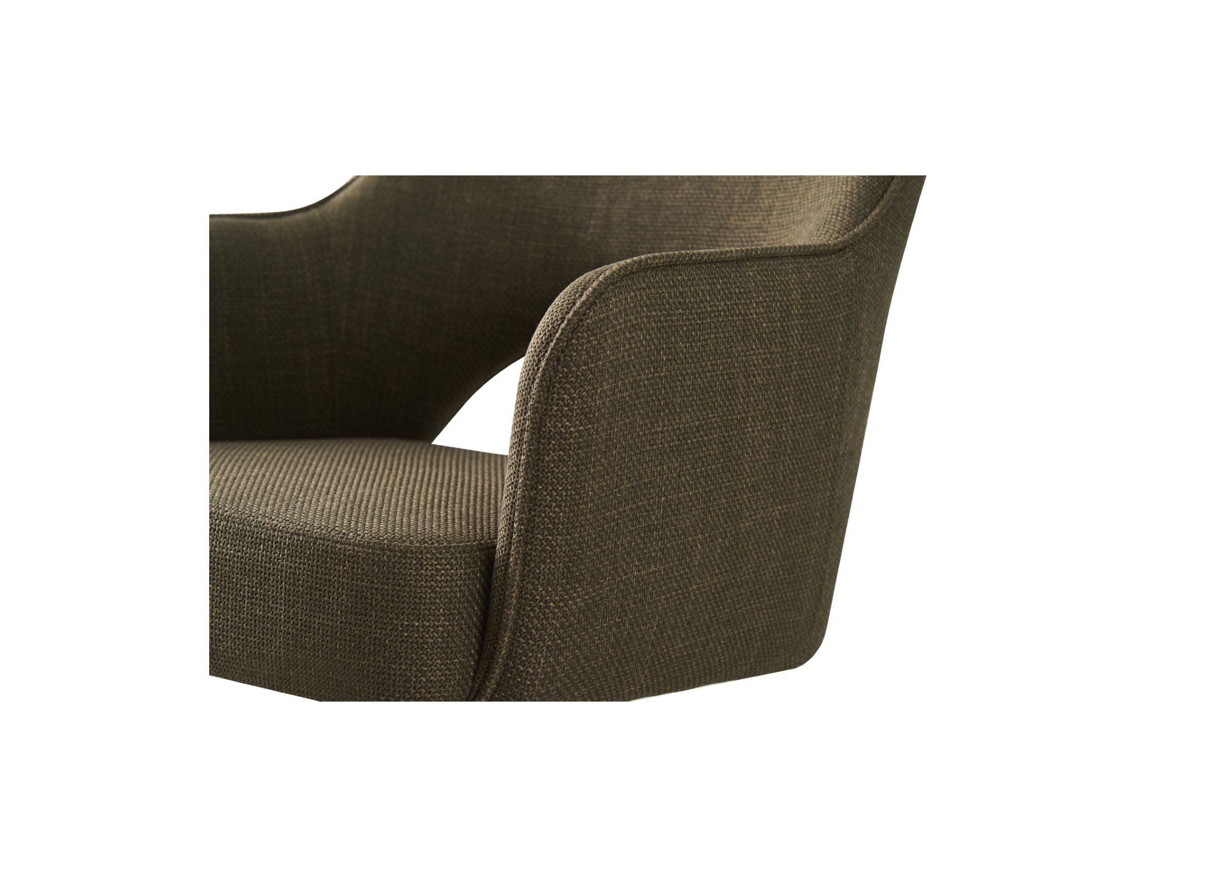 Draaistoel Mesa 55x48x84cm - stof - groen